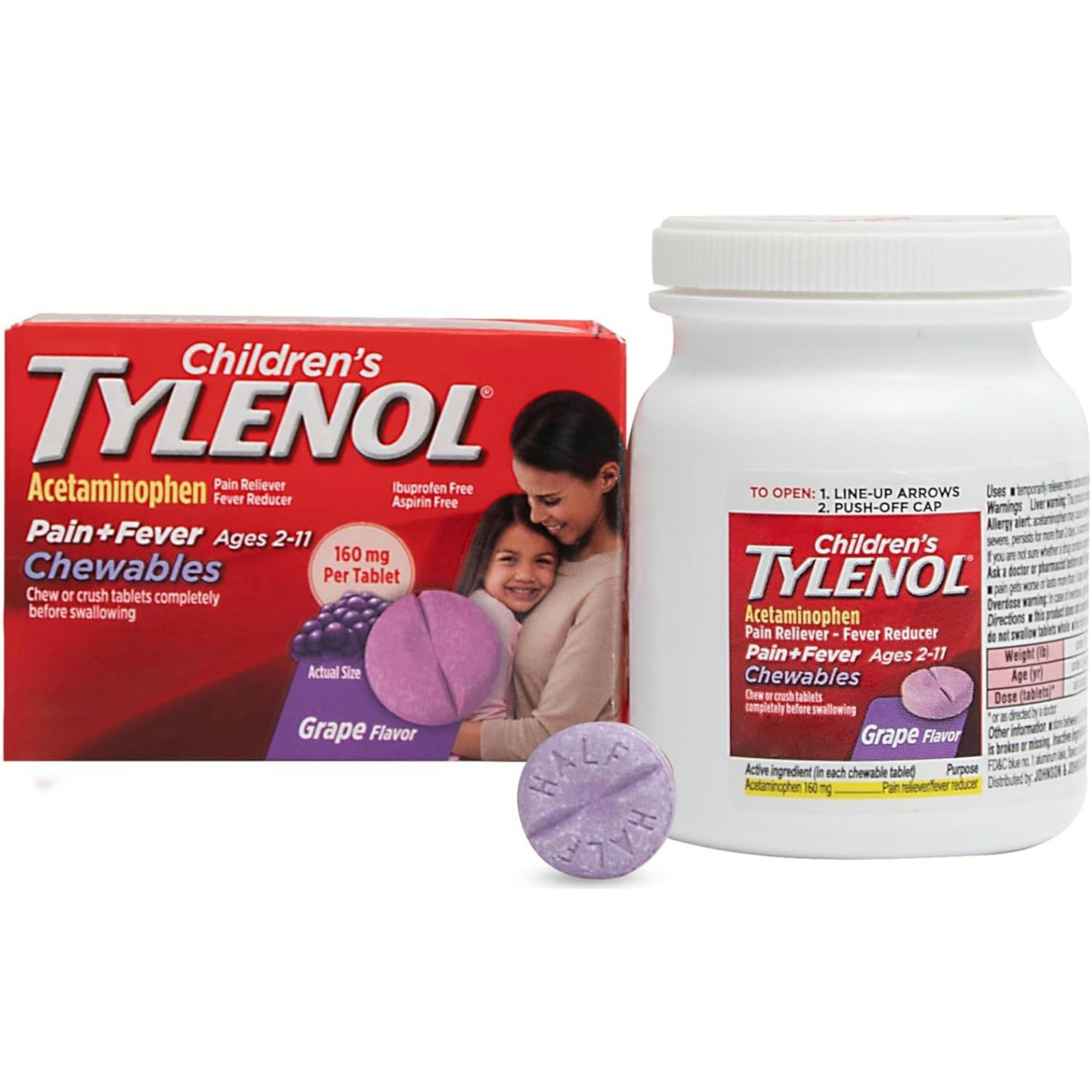 Tylenol Children's Chewables Pain Reliever & Fever Reducer