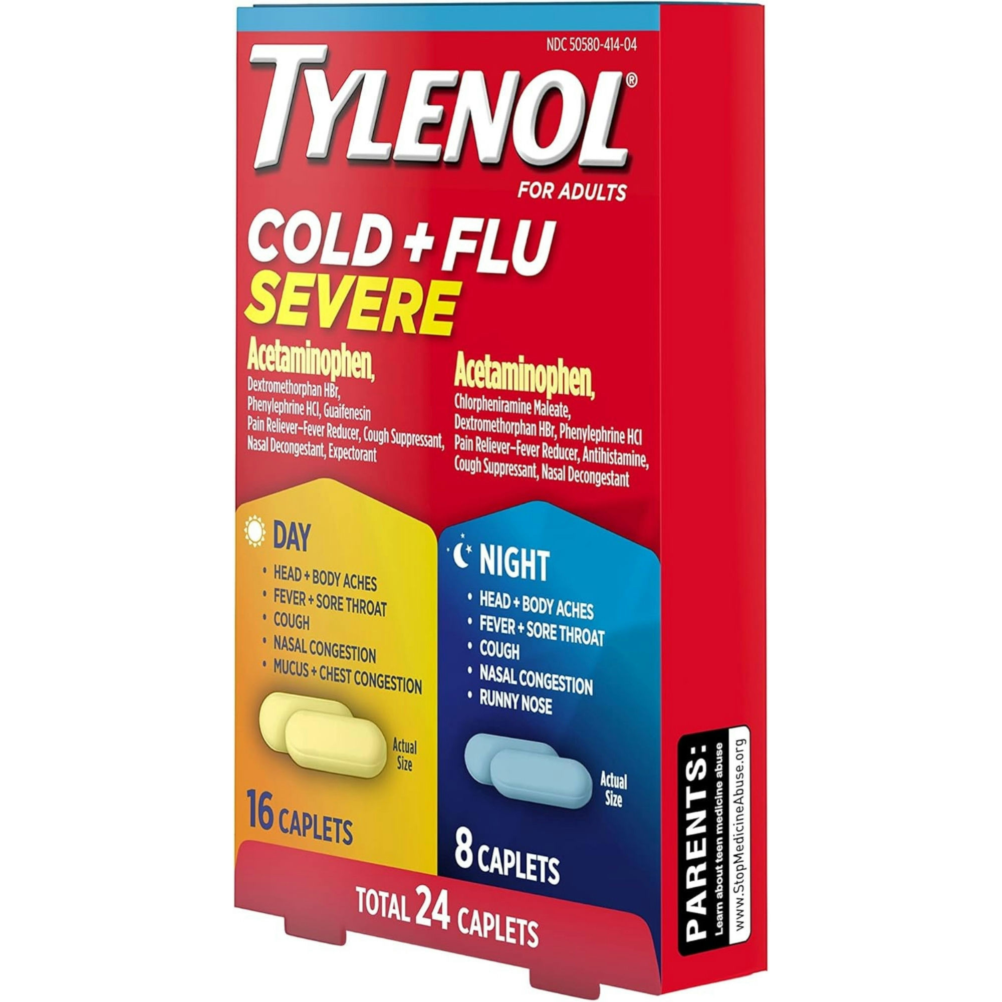 Tylenol Cold + Flu Severe For Day And Night Time