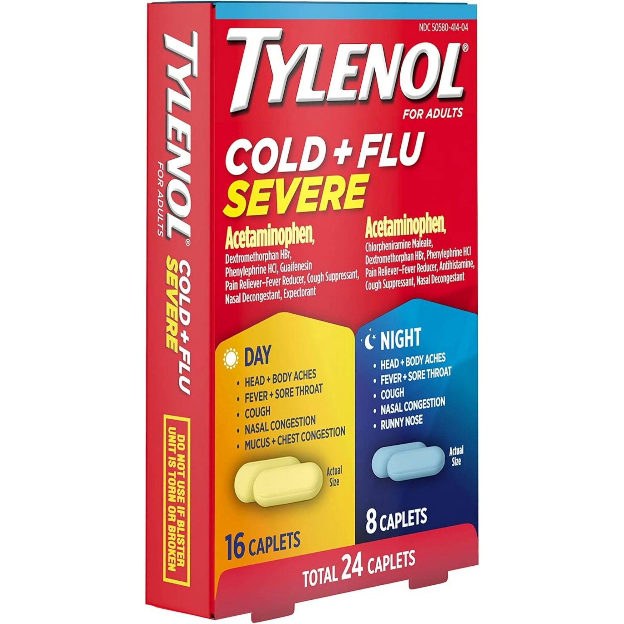 Tylenol Cold + Flu Severe For Day And Night Time