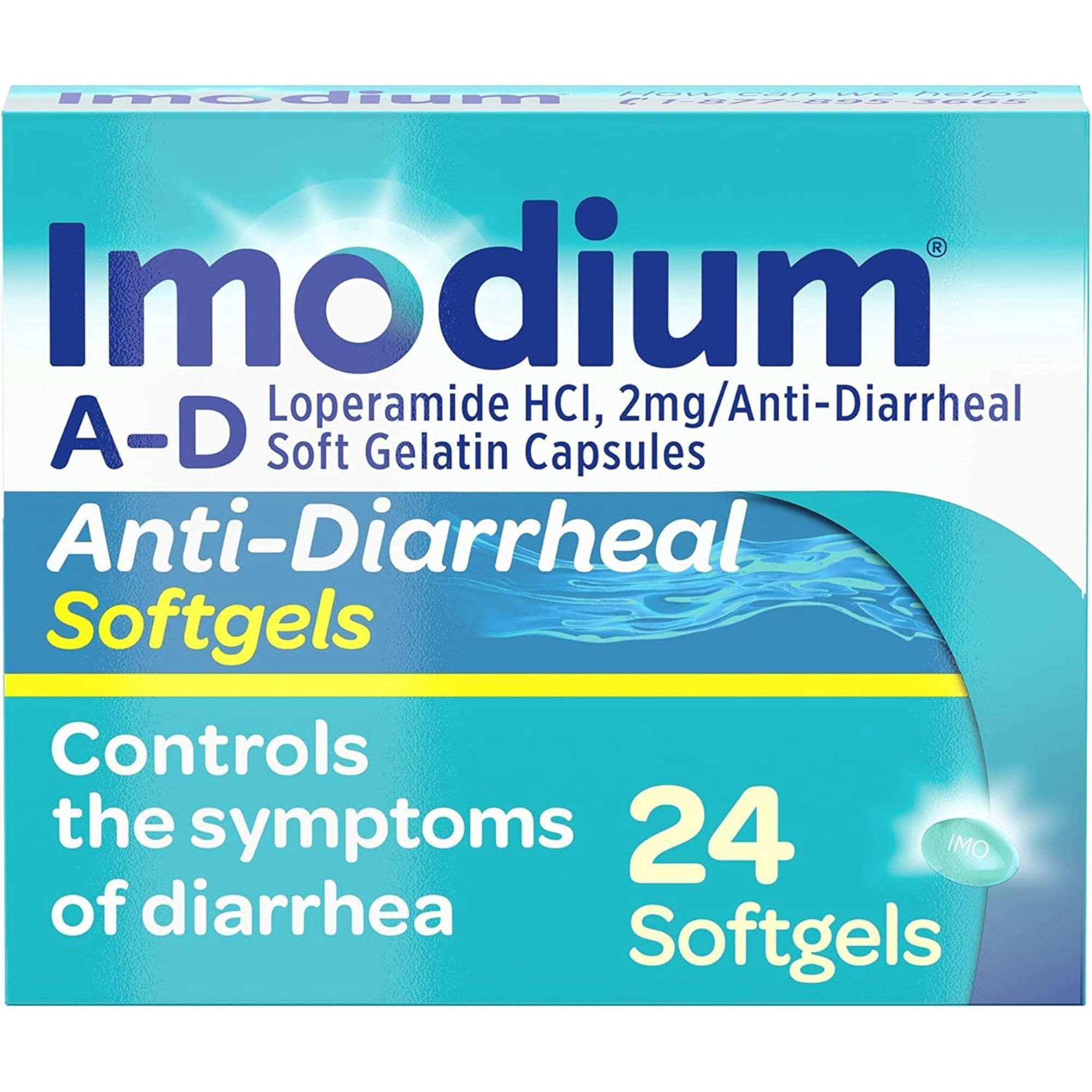 Imodium A-D Anti-Diarrheal Softgels