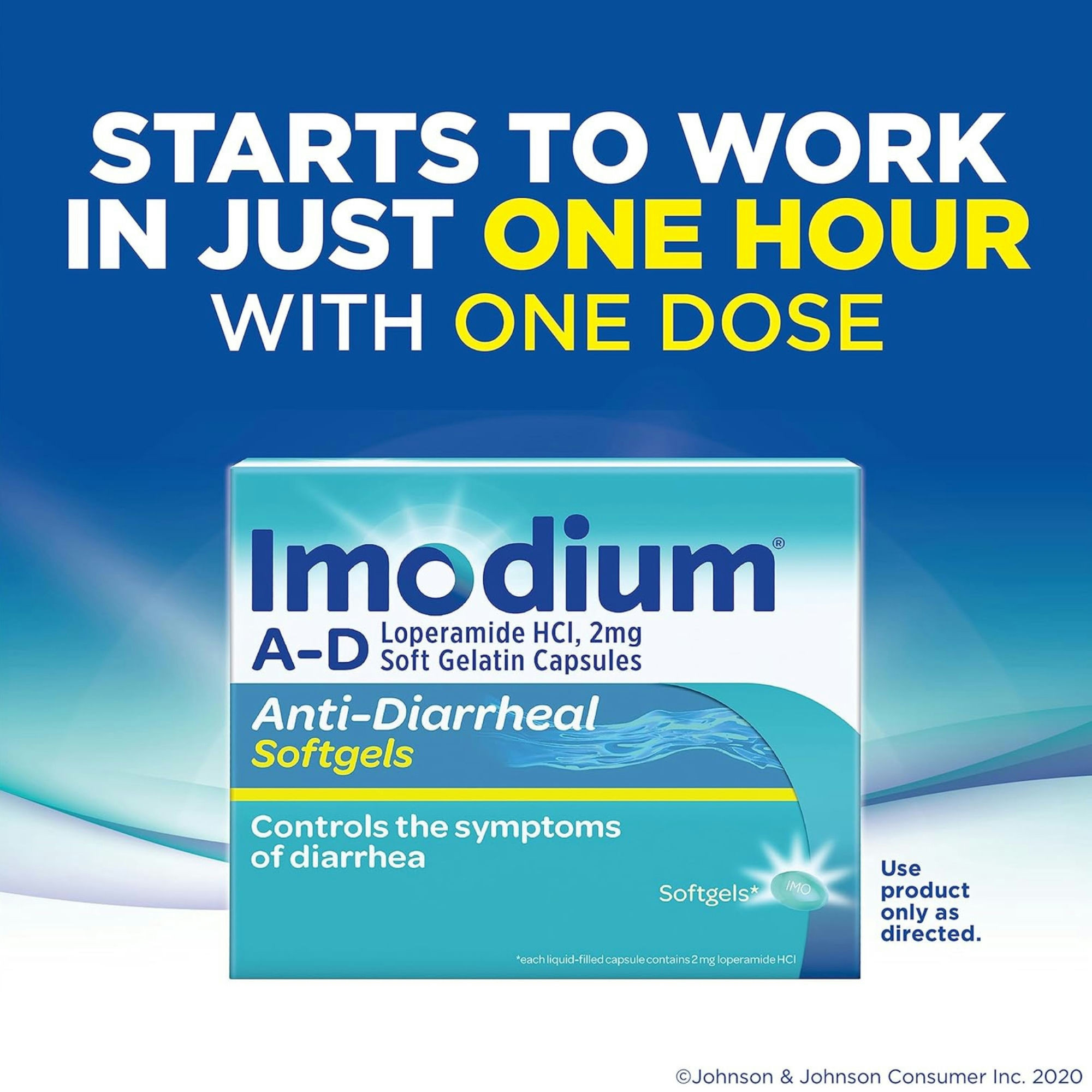 Imodium A-D Anti-Diarrheal Softgels