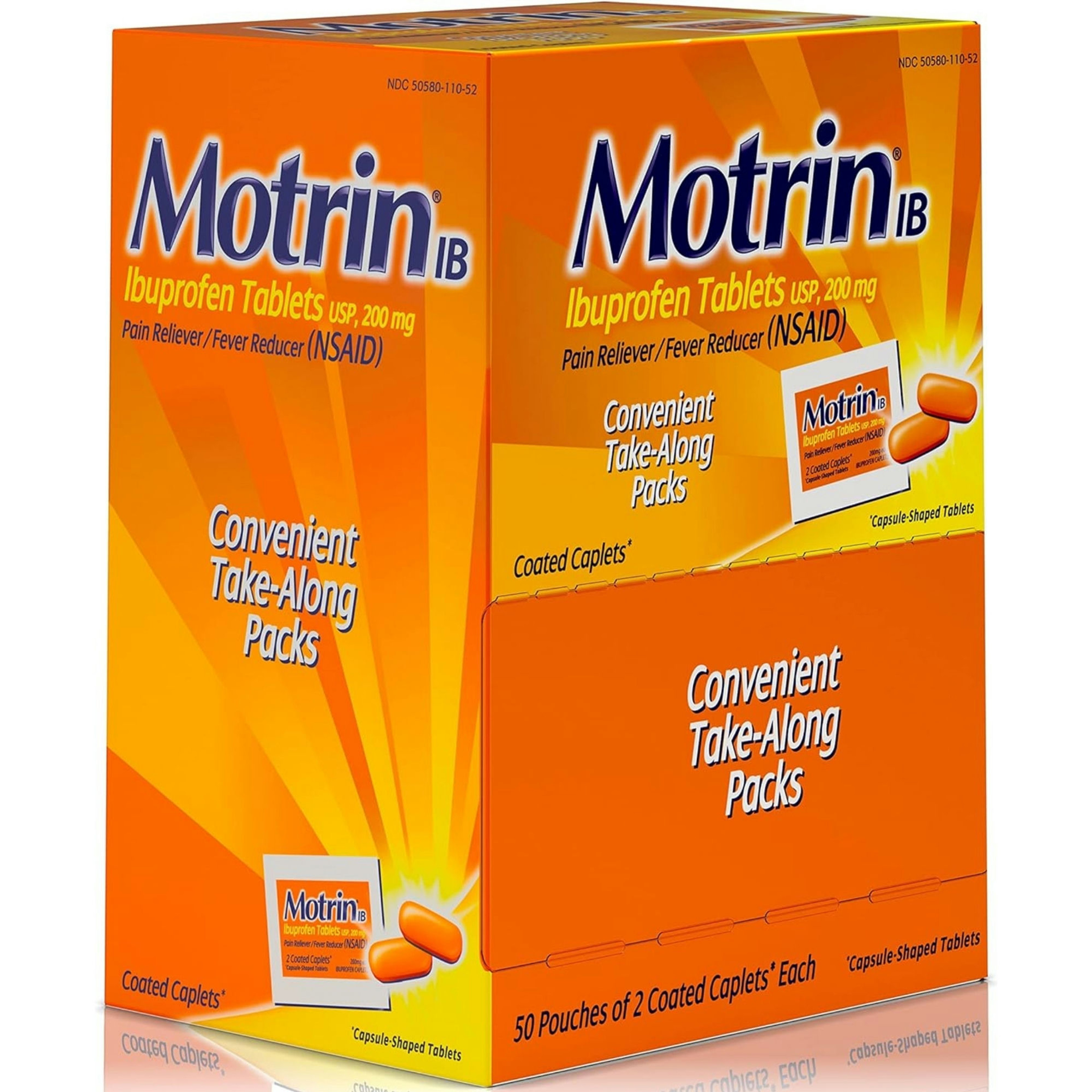 Motrin Pain Relief Convenient Take-Along Packs