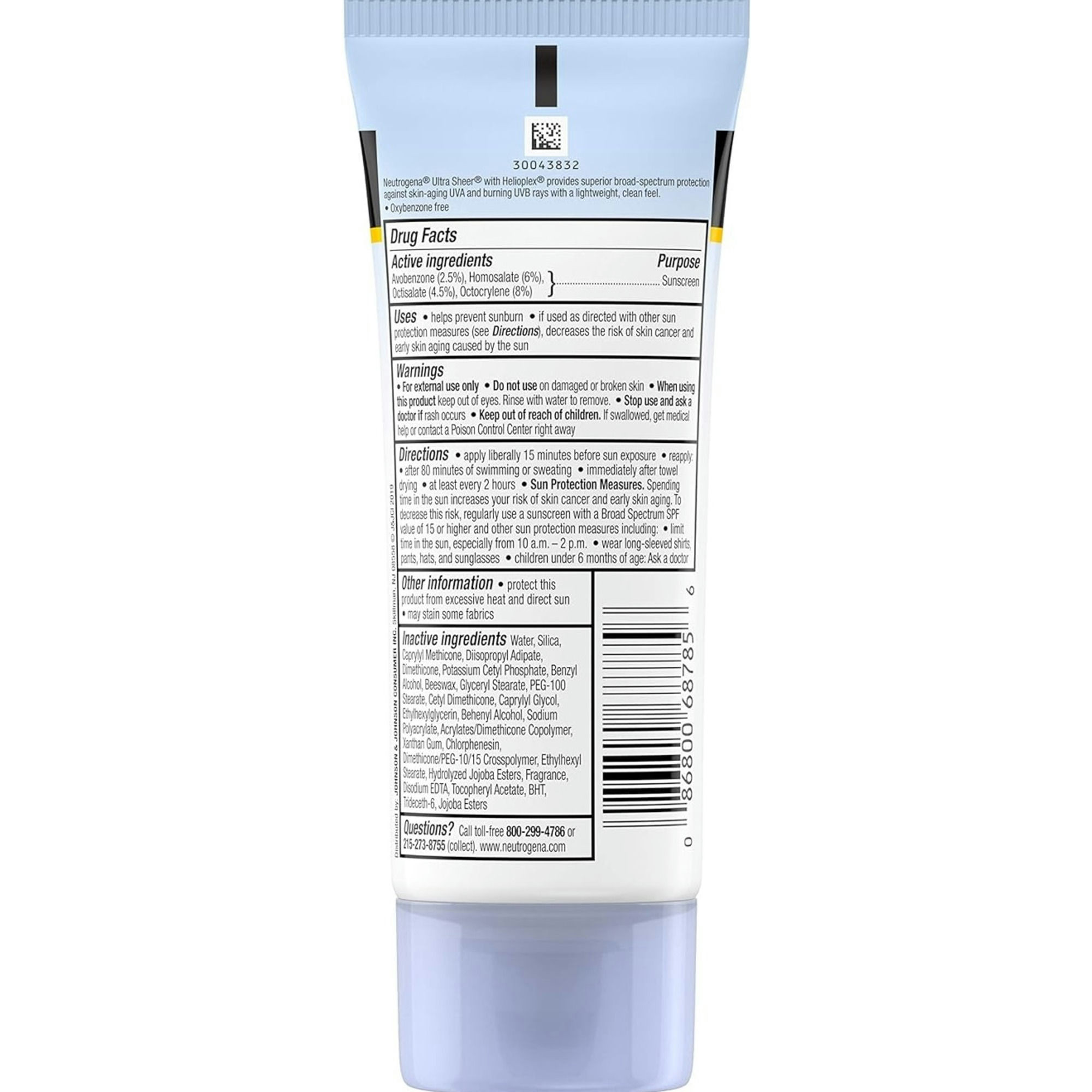 Neutrogena Ultra Sheer Dry-Touch Sunscreen Lotion, SPF 30