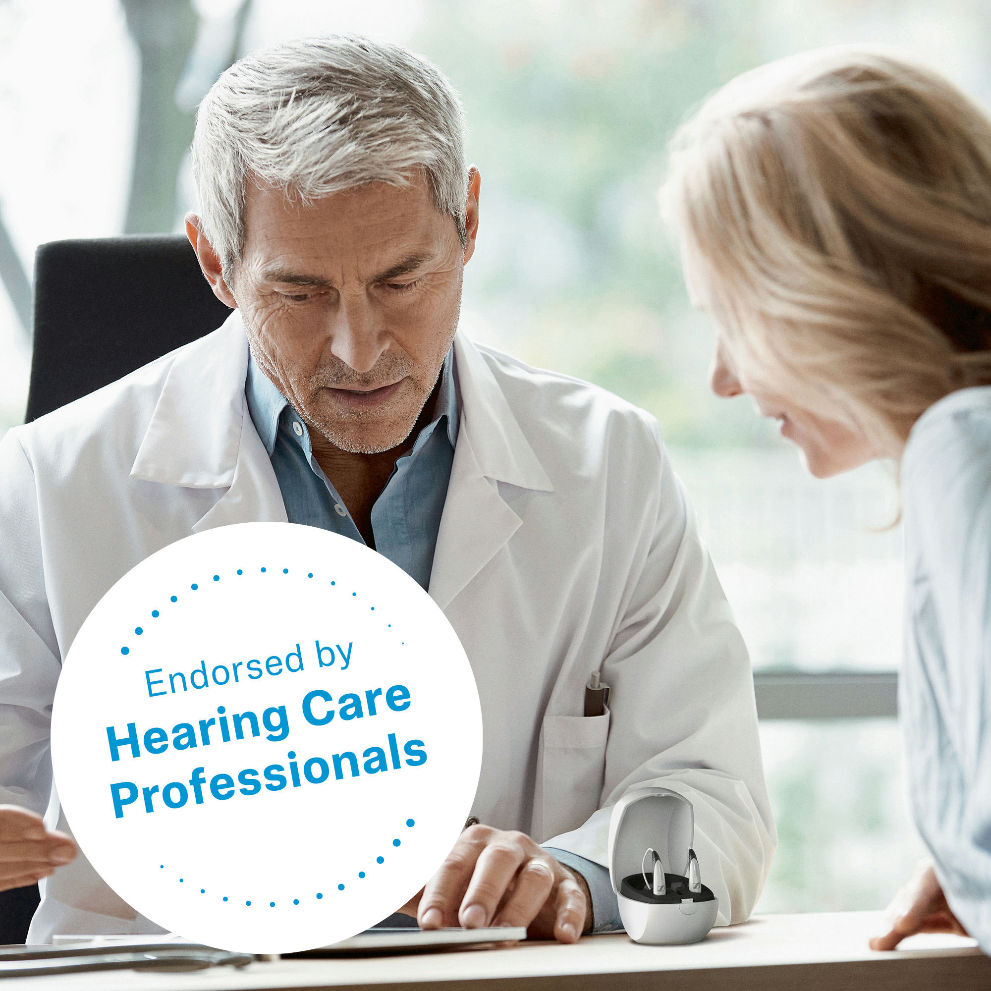 Sennheiser All-Day Clear Slim OTC Hearing Aids