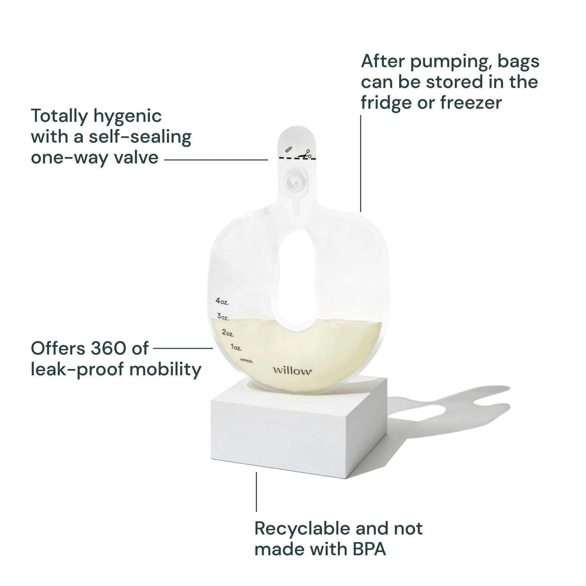 Willow 360 Leak-Proof Breast Pump Milk Bags