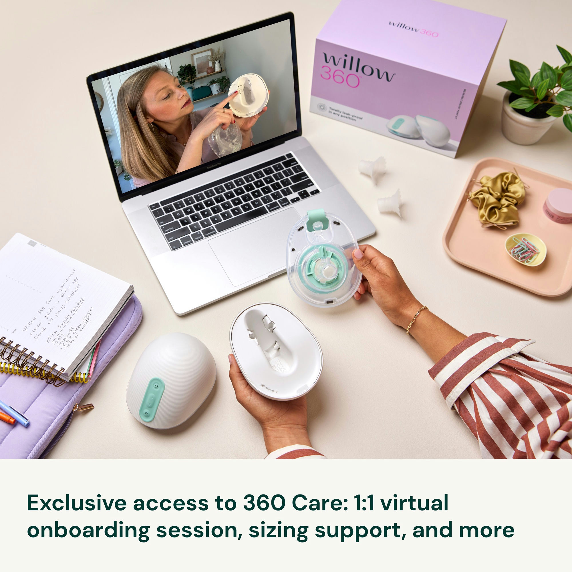 Willow 360 Leak-Proof Wearable Double Electric Breast Pump