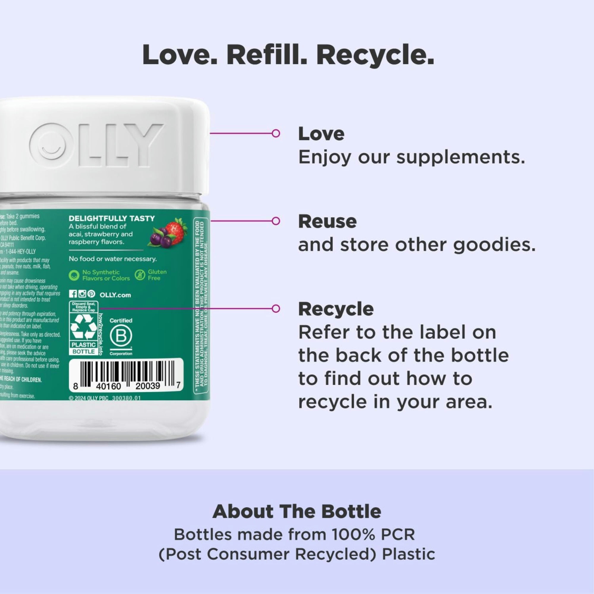 OLLY Muscle Recovery Sleep Gummies