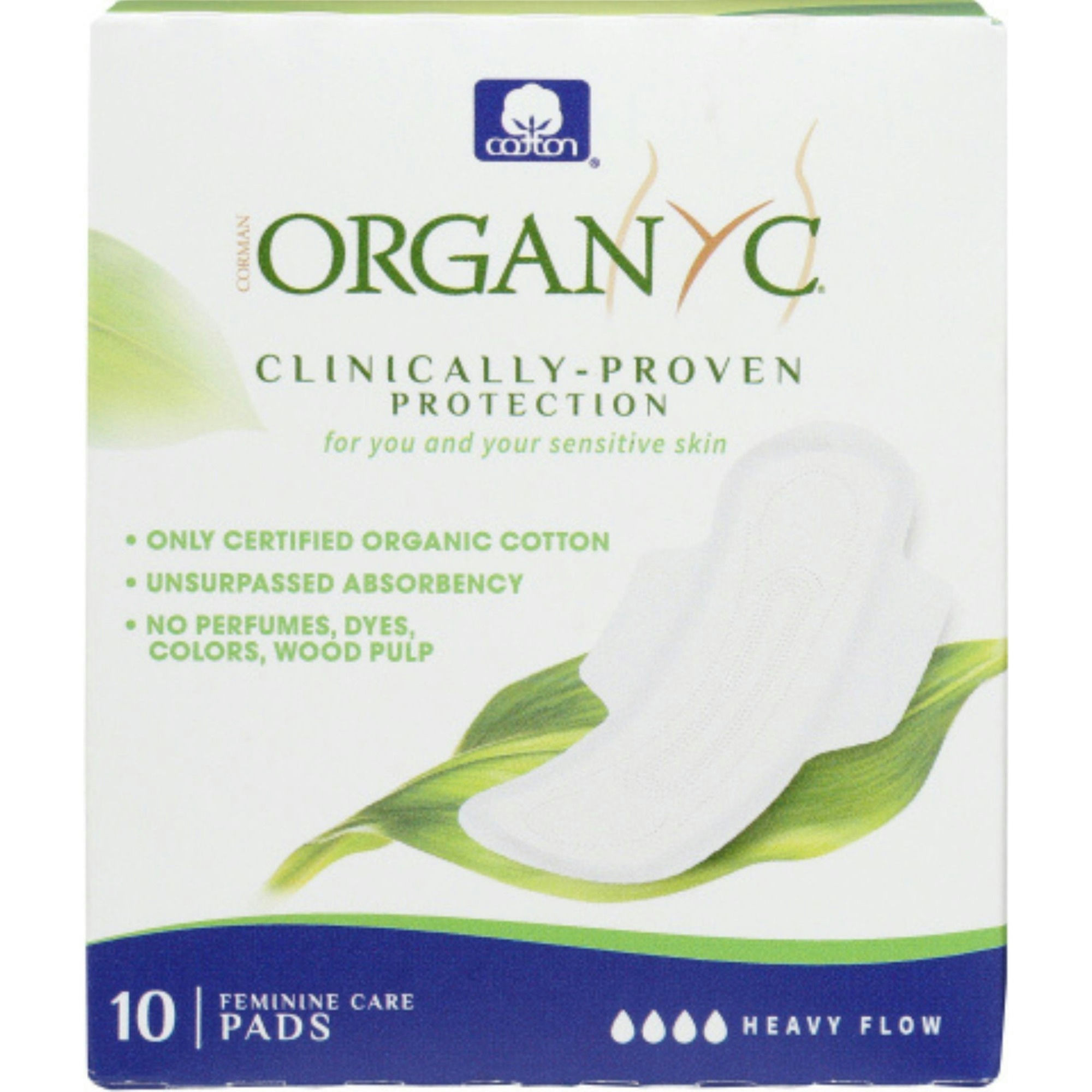 Organyc Heavy Feminine Care Pads