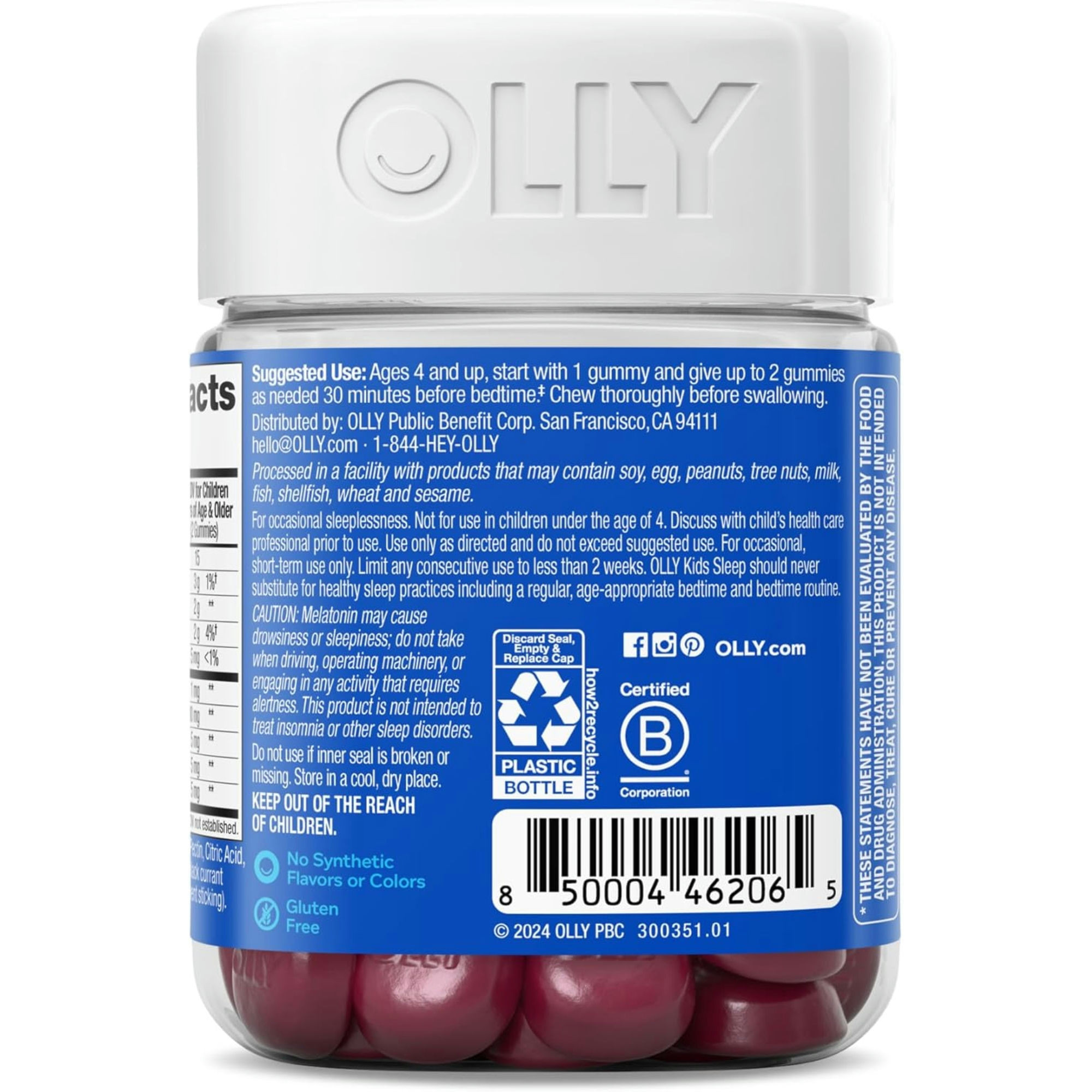 OLLY Kid's Sleep Gummies