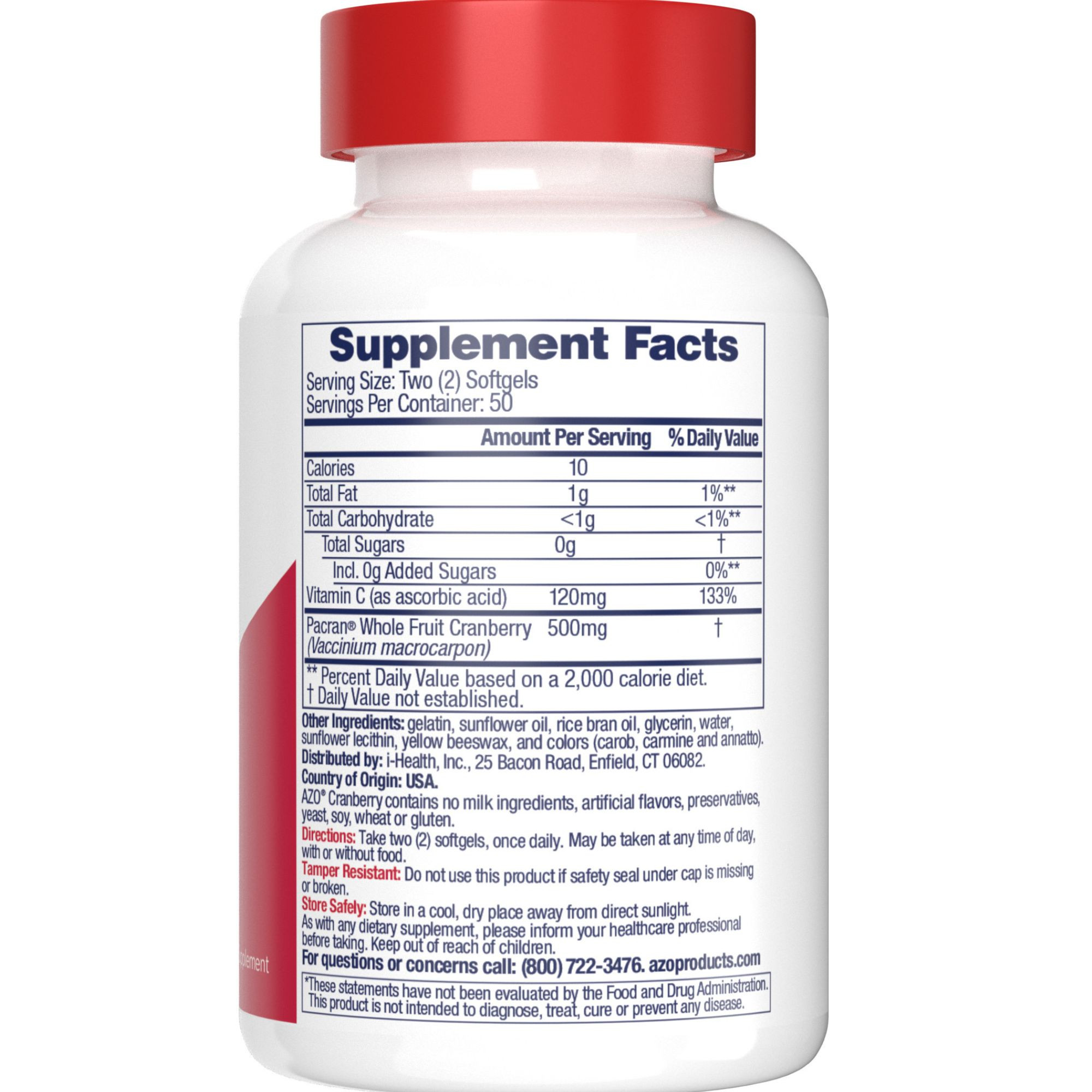 AZO Cranberry Softgels