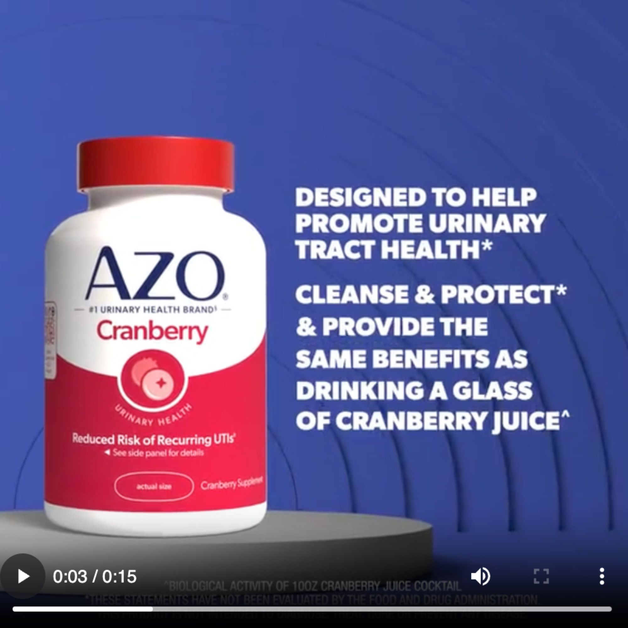 AZO Cranberry Softgels