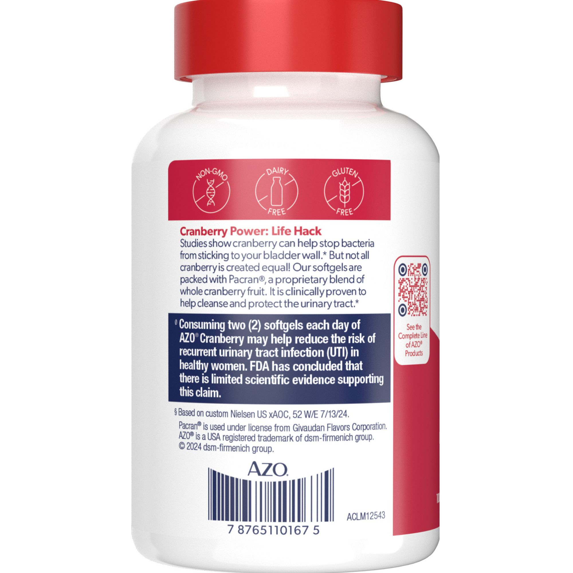 AZO Cranberry Softgels