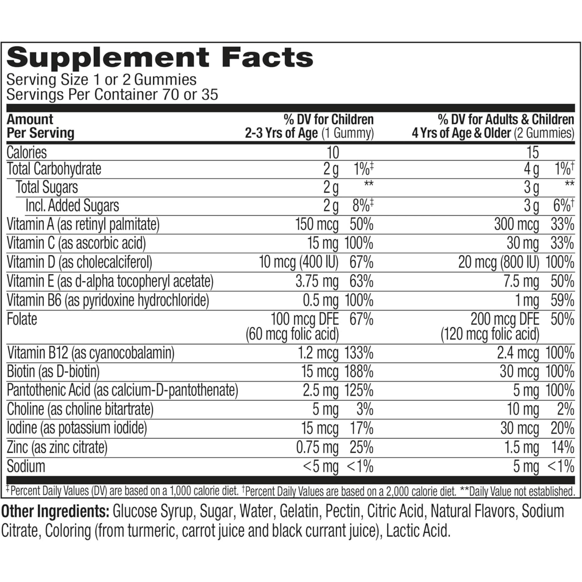 OLLY Kid's Multi Gummy Worms