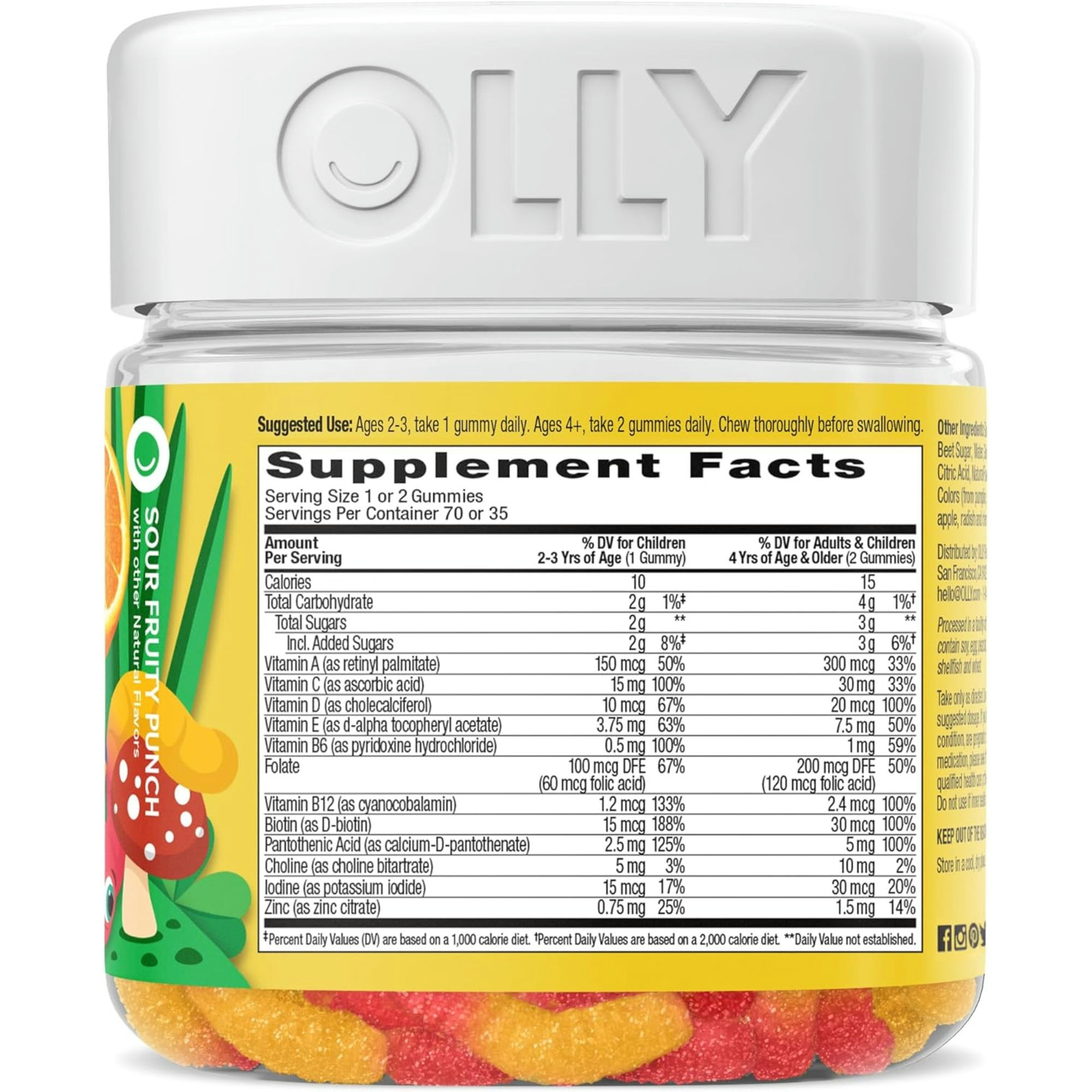 OLLY Kid's Multi Gummy Worms