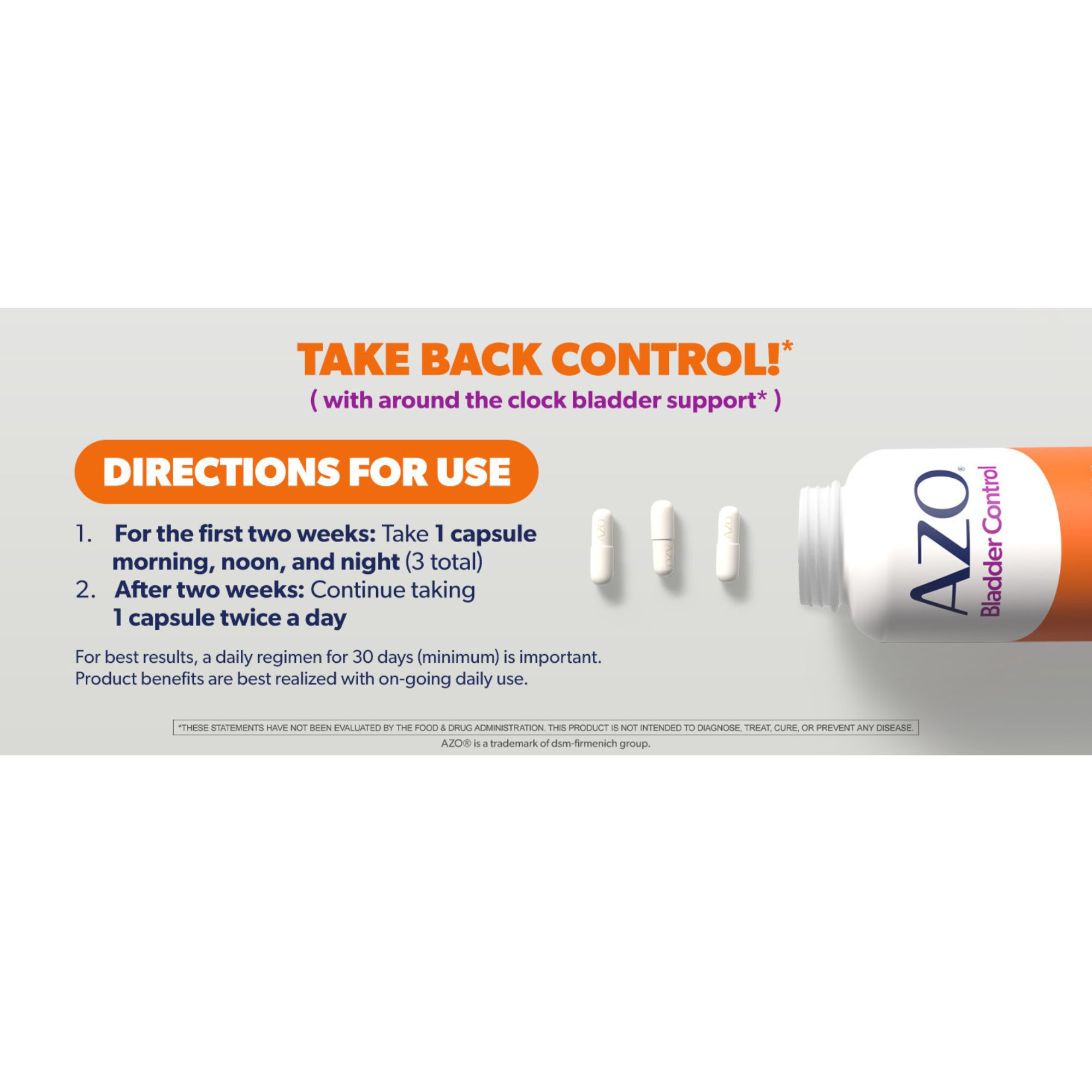 AZO Bladder Control with Go-Less Capsules