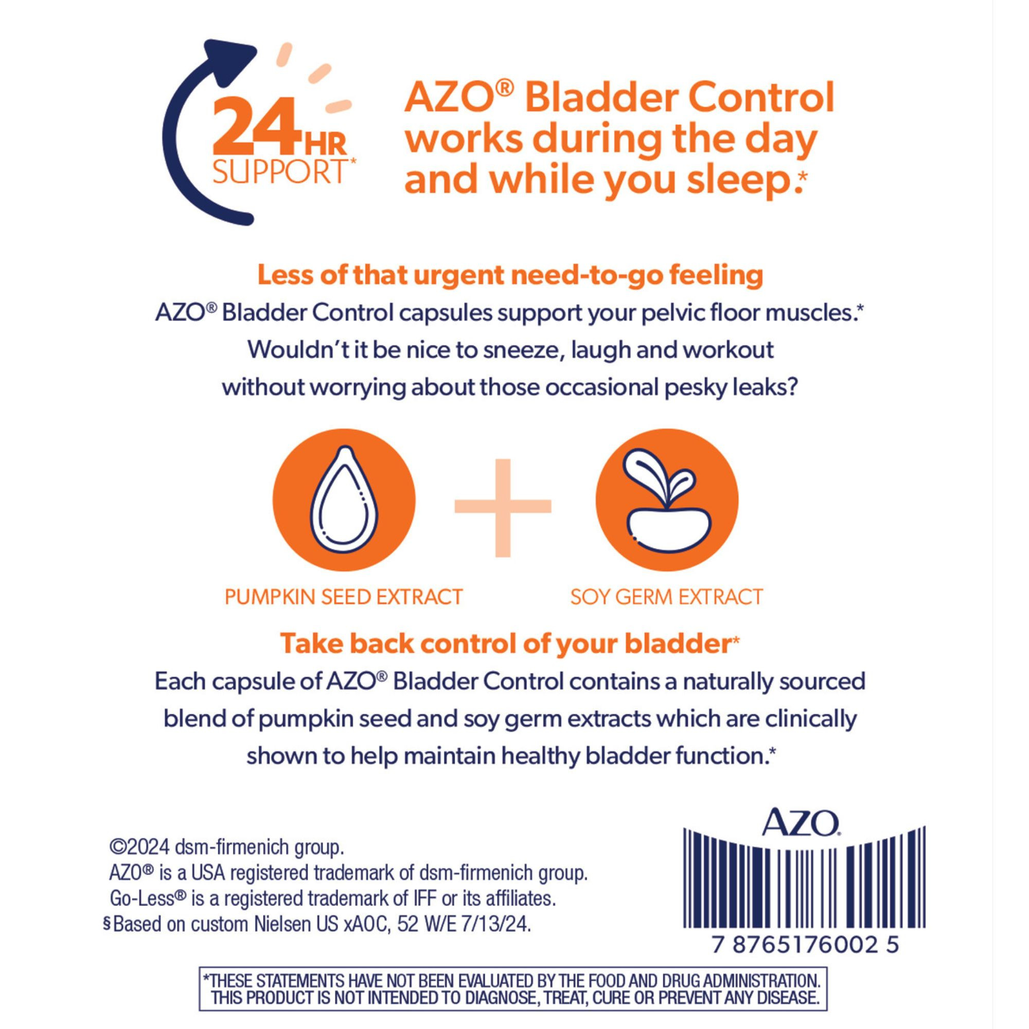 AZO Bladder Control with Go-Less Capsules