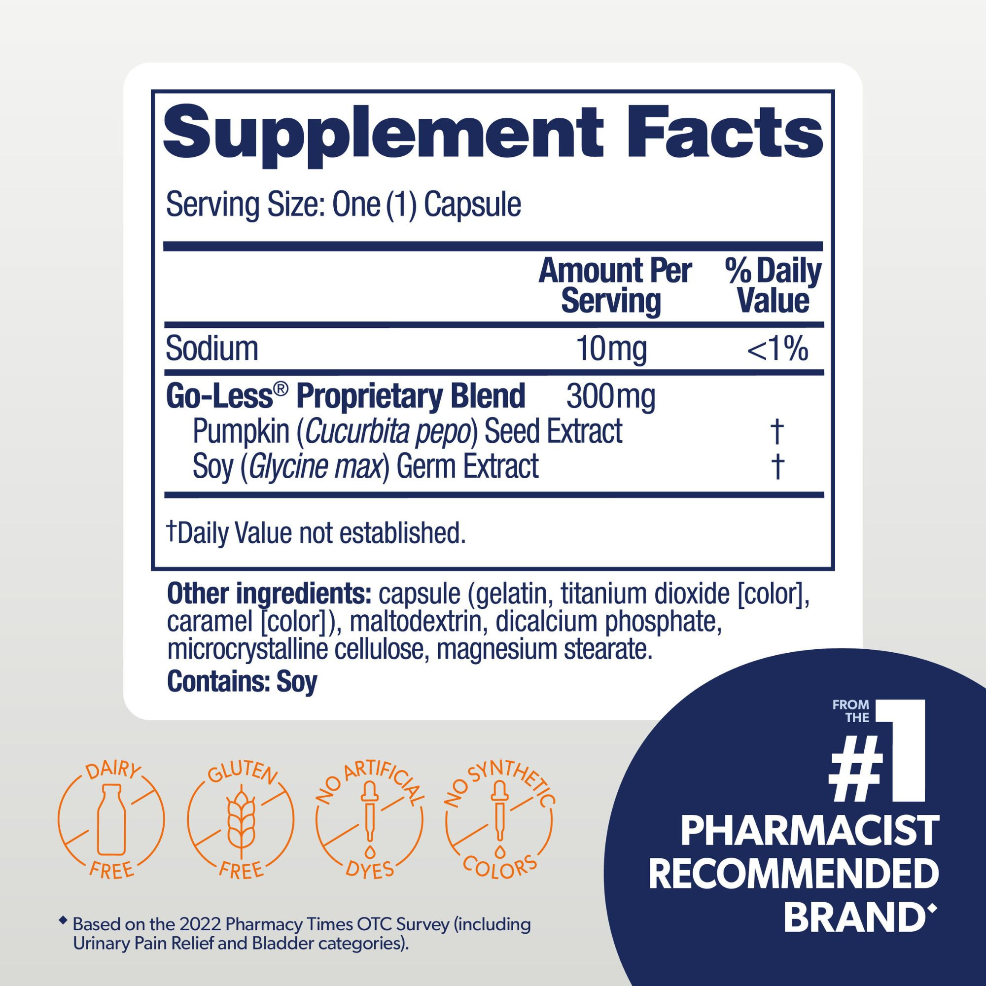 AZO Bladder Control with Go-Less Capsules