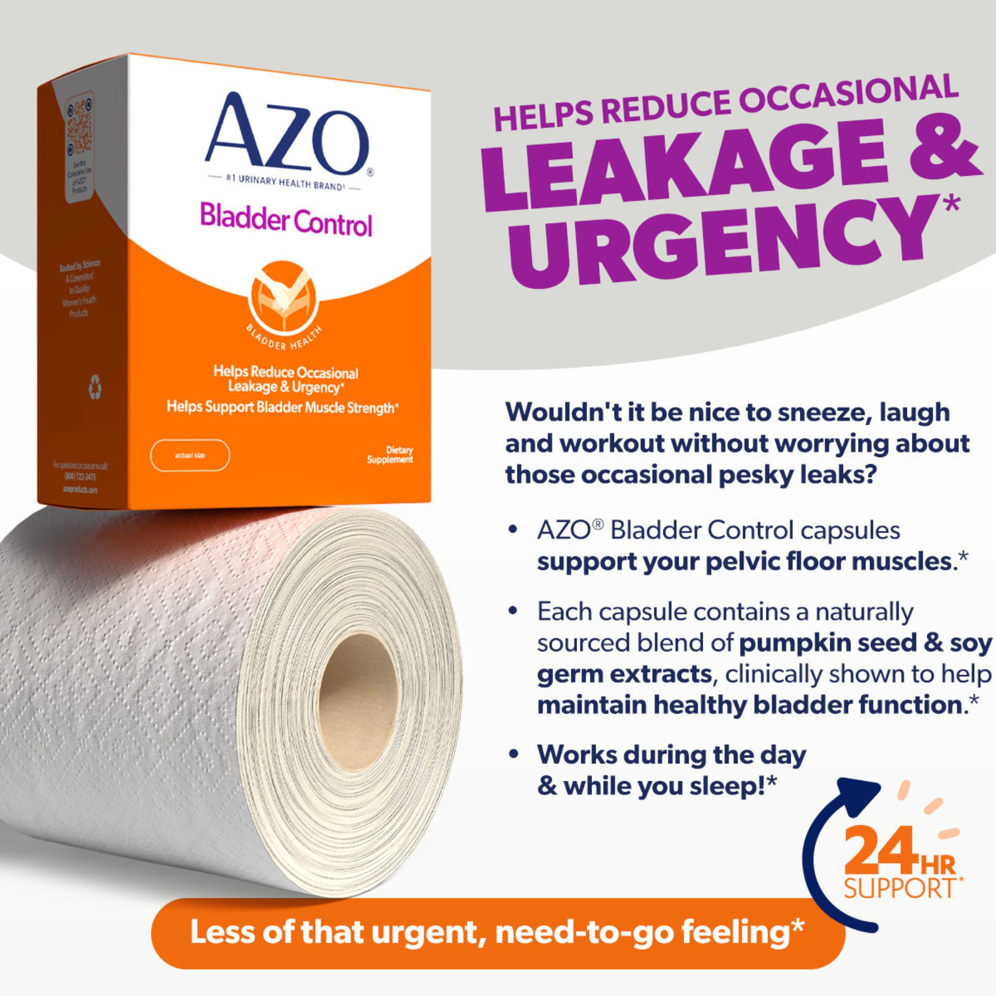 AZO Bladder Control with Go-Less Capsules