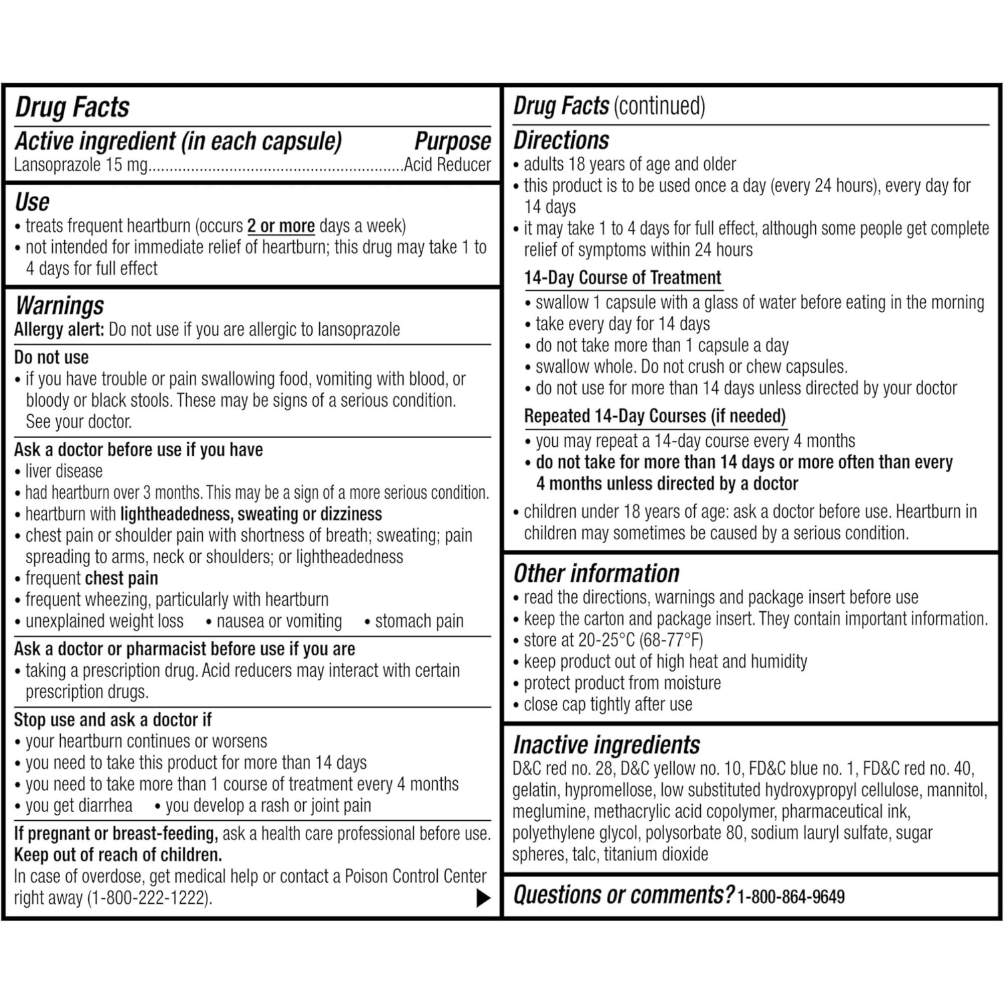 Prevacid 24 HR Heartburn Relief