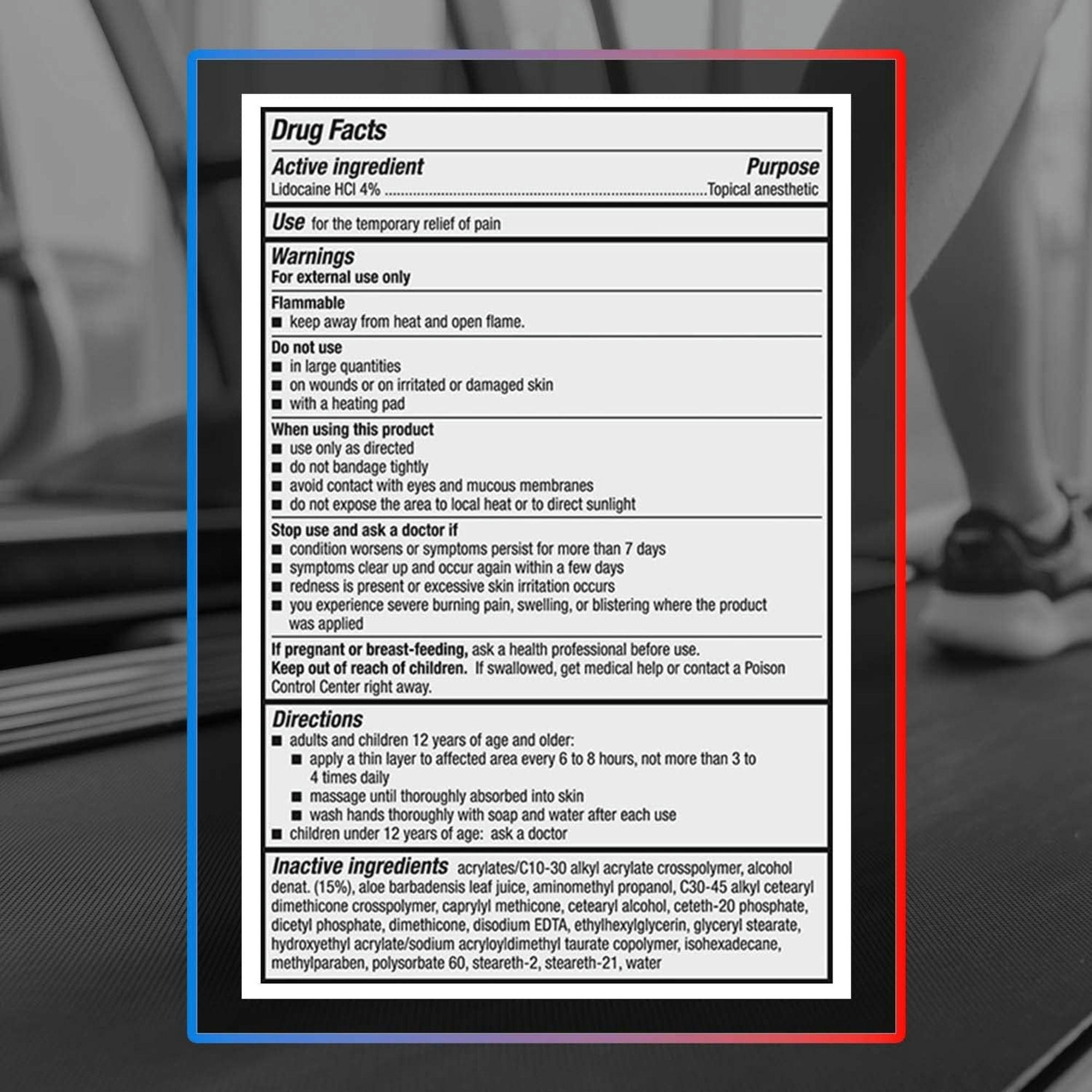 Icy Hot Max Lidocaine No Mess Pain Relief