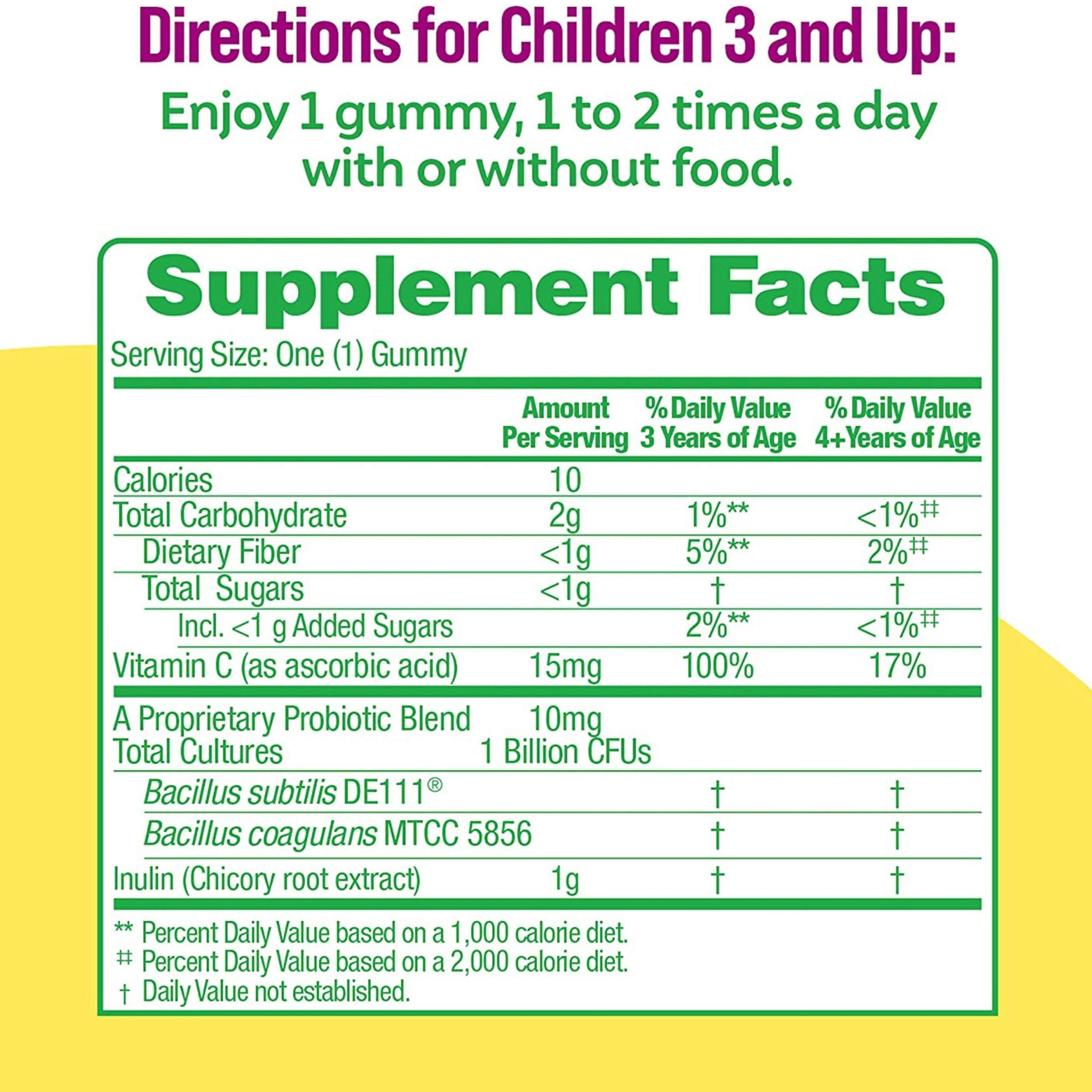 Culturelle Kids Probiotic + Veggie Fiber Gummies