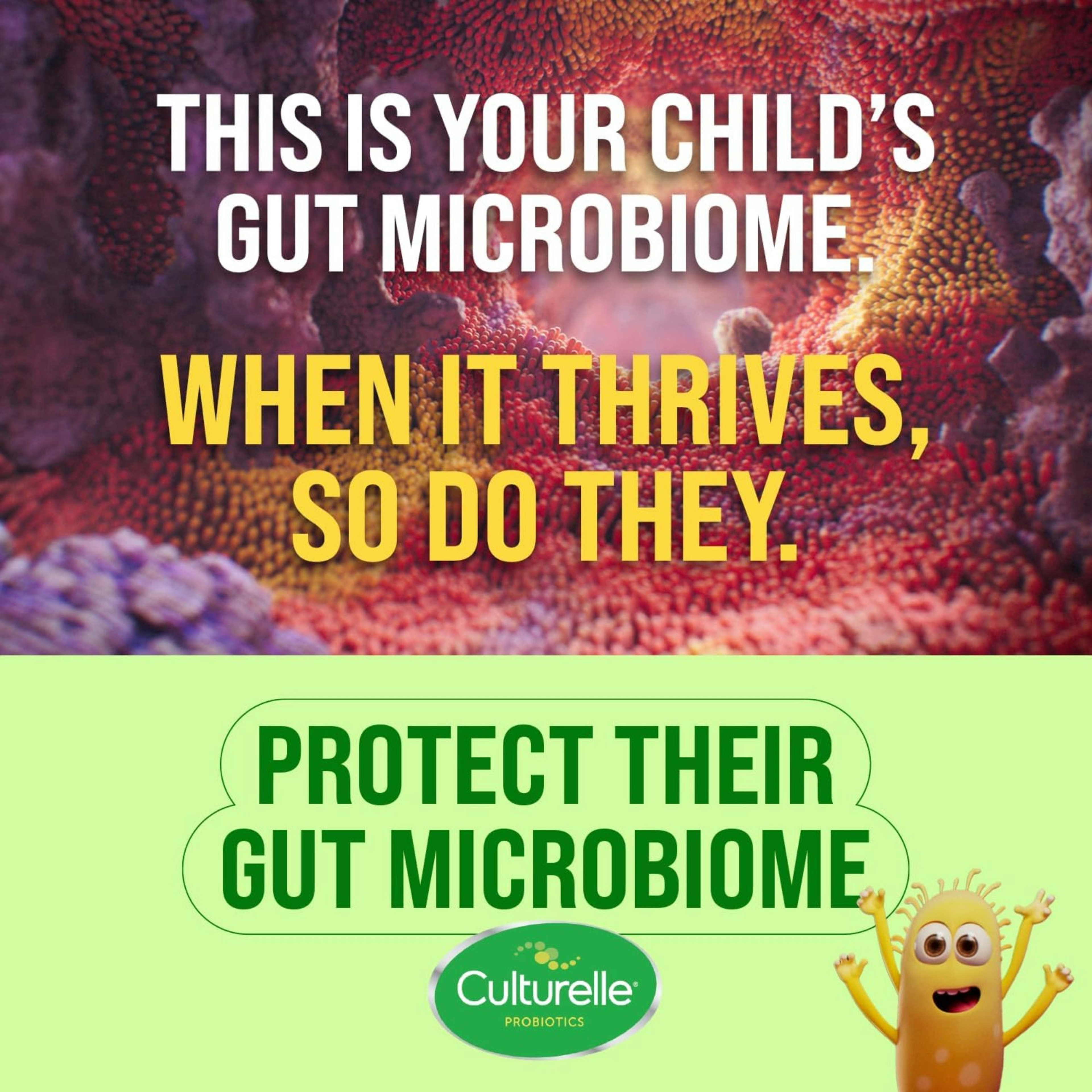 Culturelle Kids Probiotic + Veggie Fiber Gummies