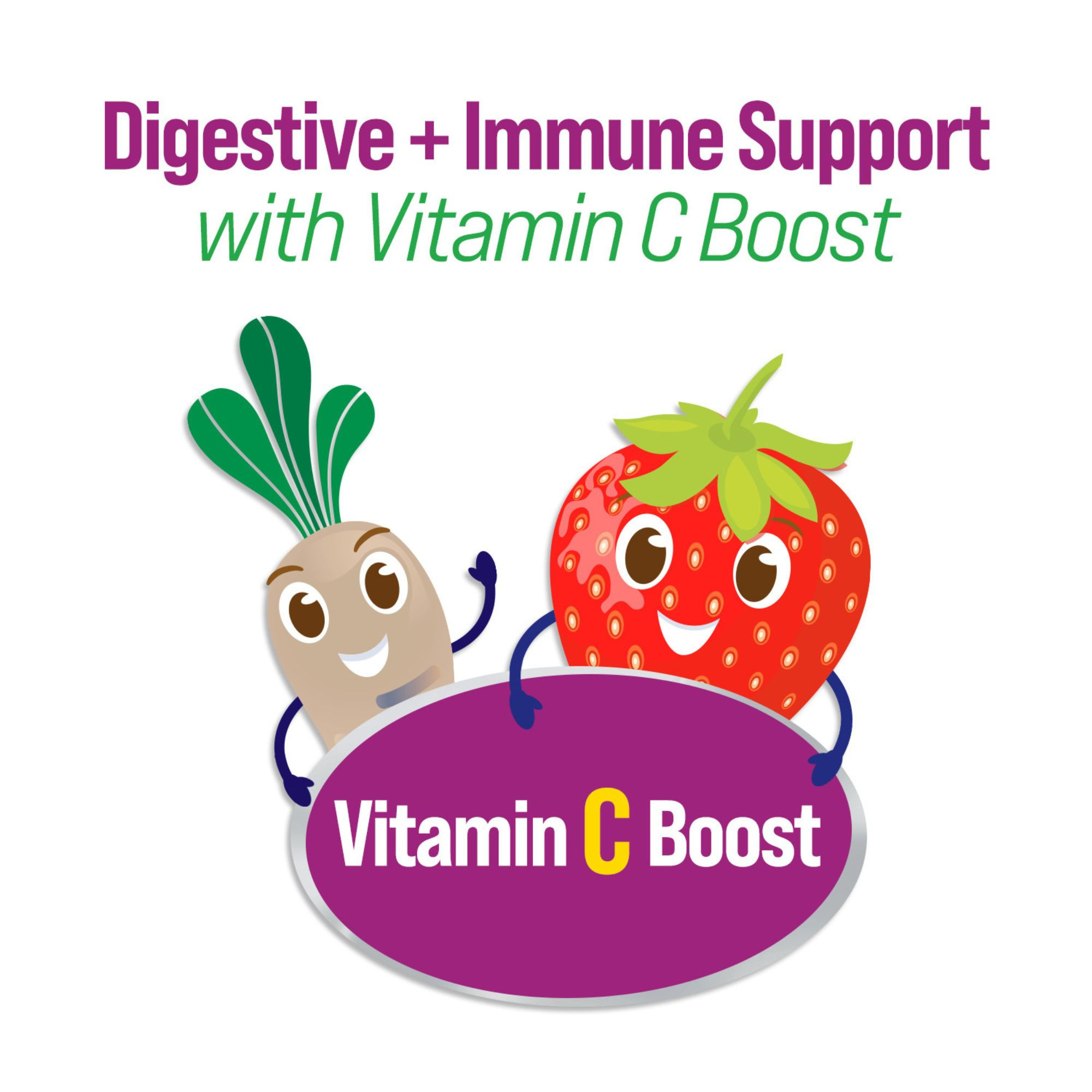 Culturelle Kids Probiotic + Veggie Fiber Gummies