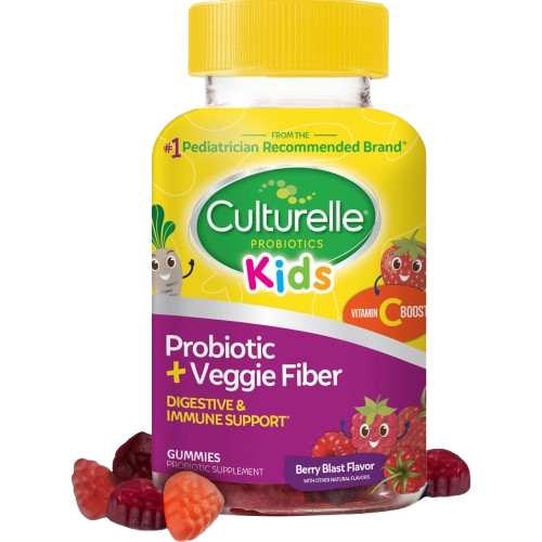 Culturelle Kids Probiotic + Veggie Fiber Gummies