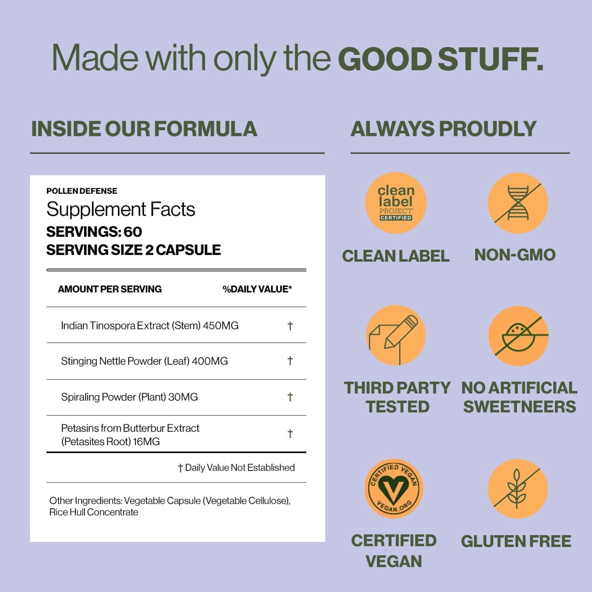 Hilma Pollen Defense Herbal Supplement