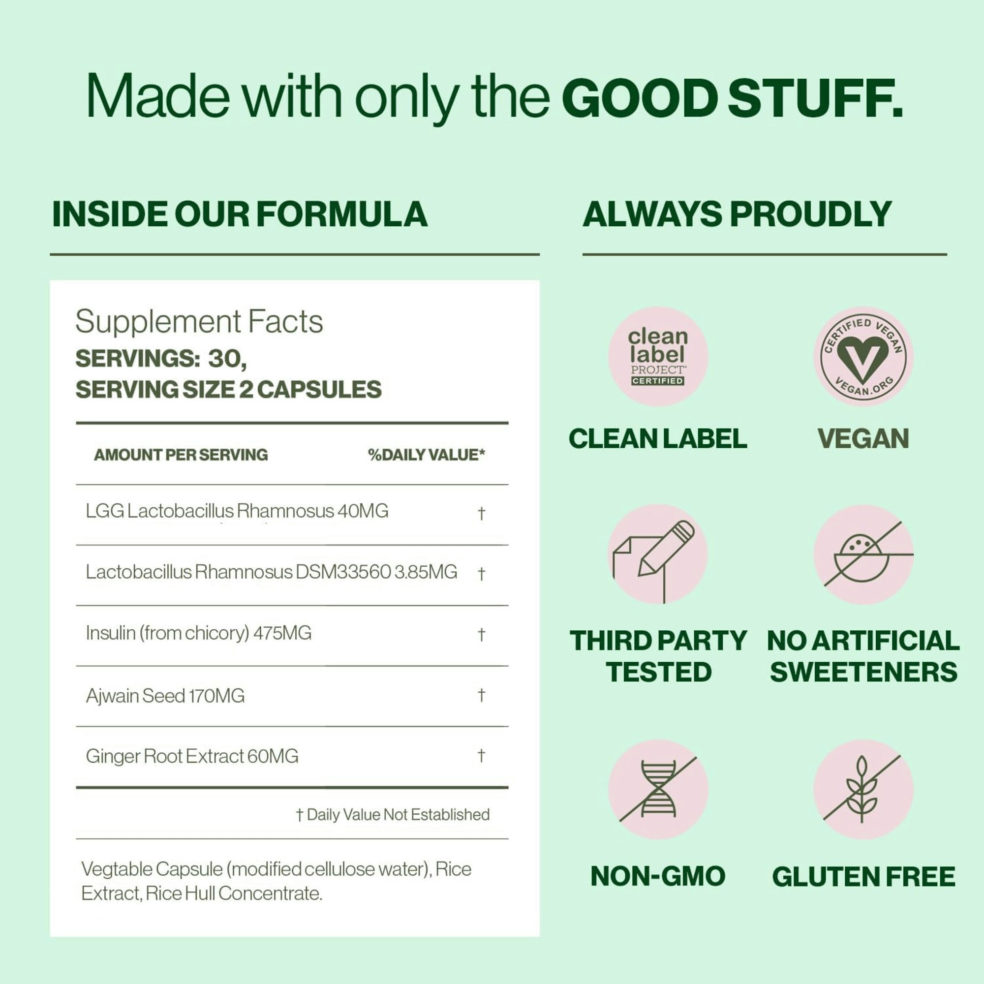 Hilma Daily Pre + Probiotic Herbal Supplement