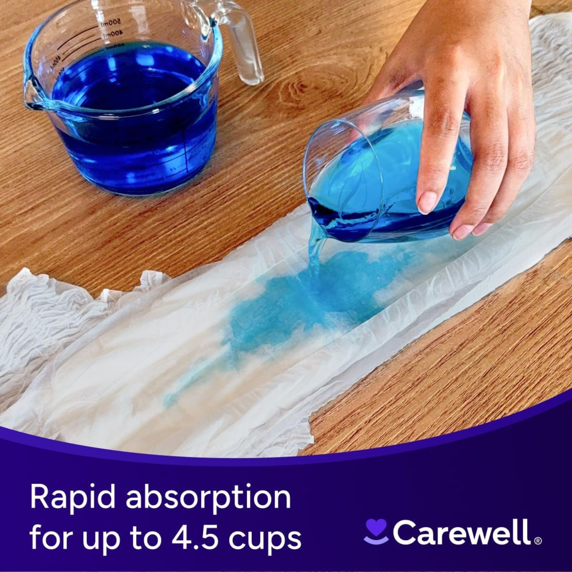 Carewell Premium Overnight Incontinence Pull-Up Underwear, Full Coverage Fit