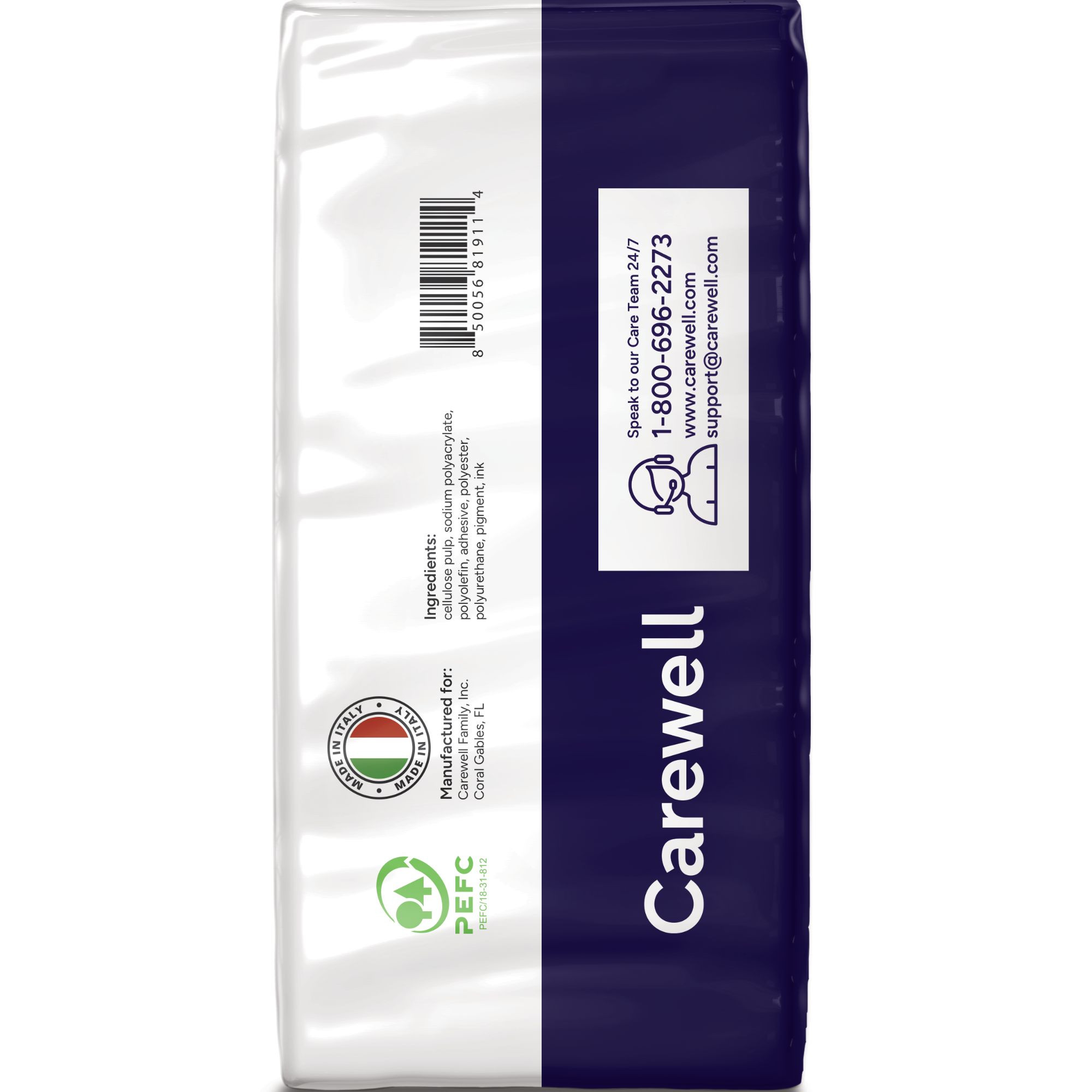 Carewell Premium Overnight Incontinence Pull-Up Underwear, Full Coverage Fit