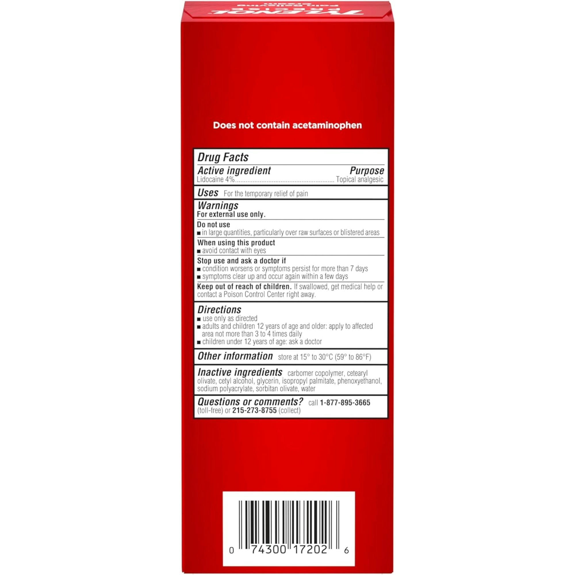 Tylenol Precise Pain Relieving Cream