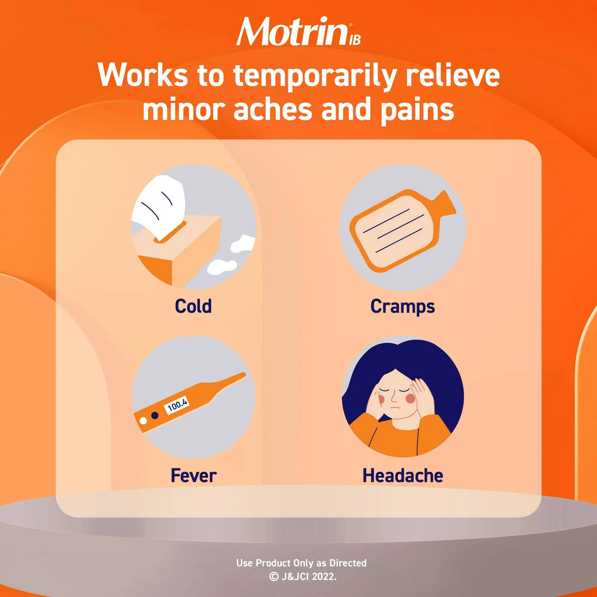 Motrin IB Migraine Liquid Filled Capsules, 200 mg