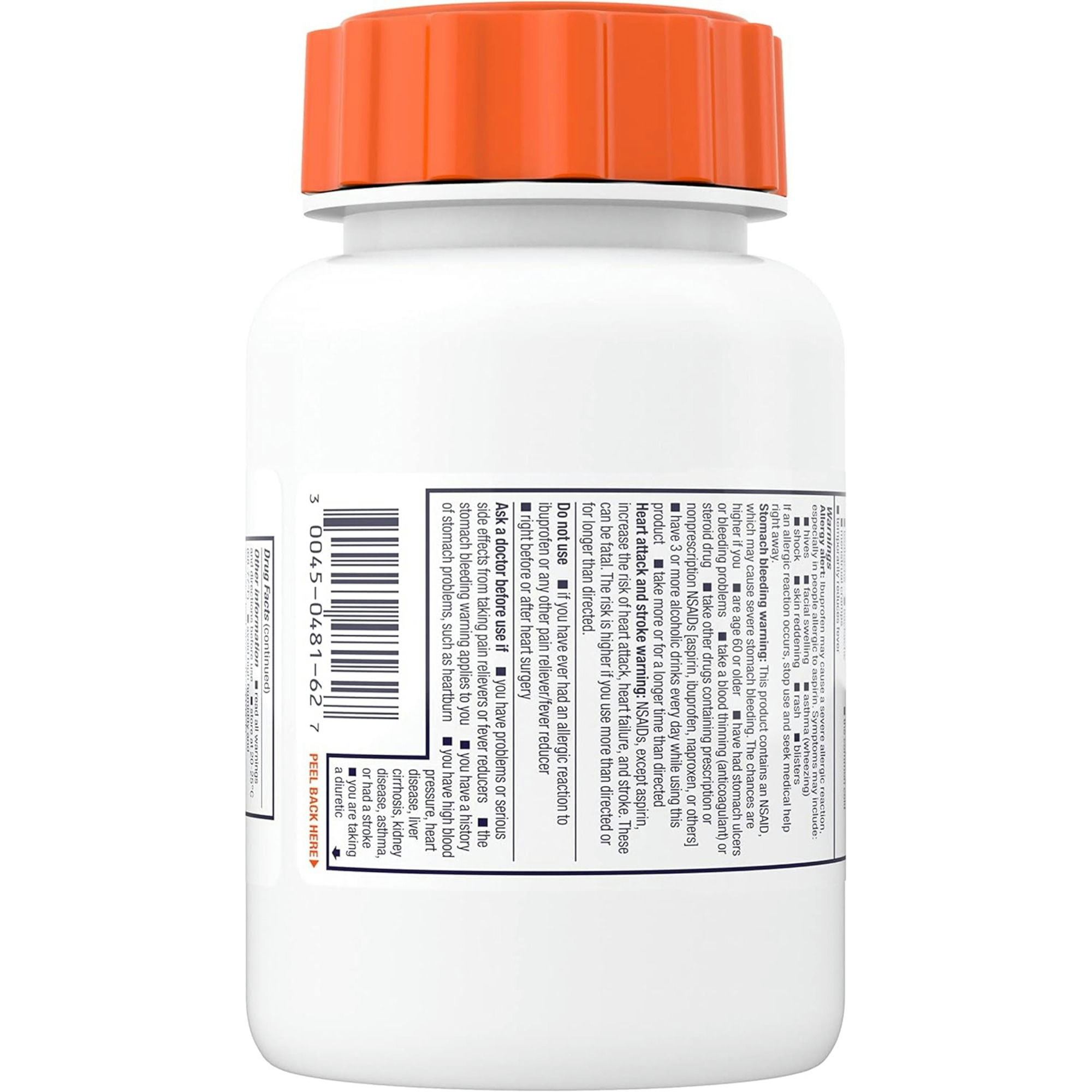 Motrin IB Pain Reliever & Fever Reducer Coated Caplets, 200 mg