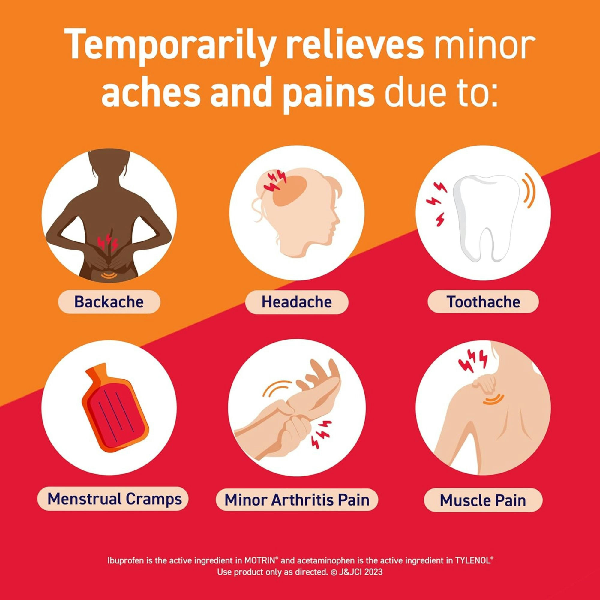 Motrin IB Pain Reliever & Fever Reducer Coated Caplets, 200 mg