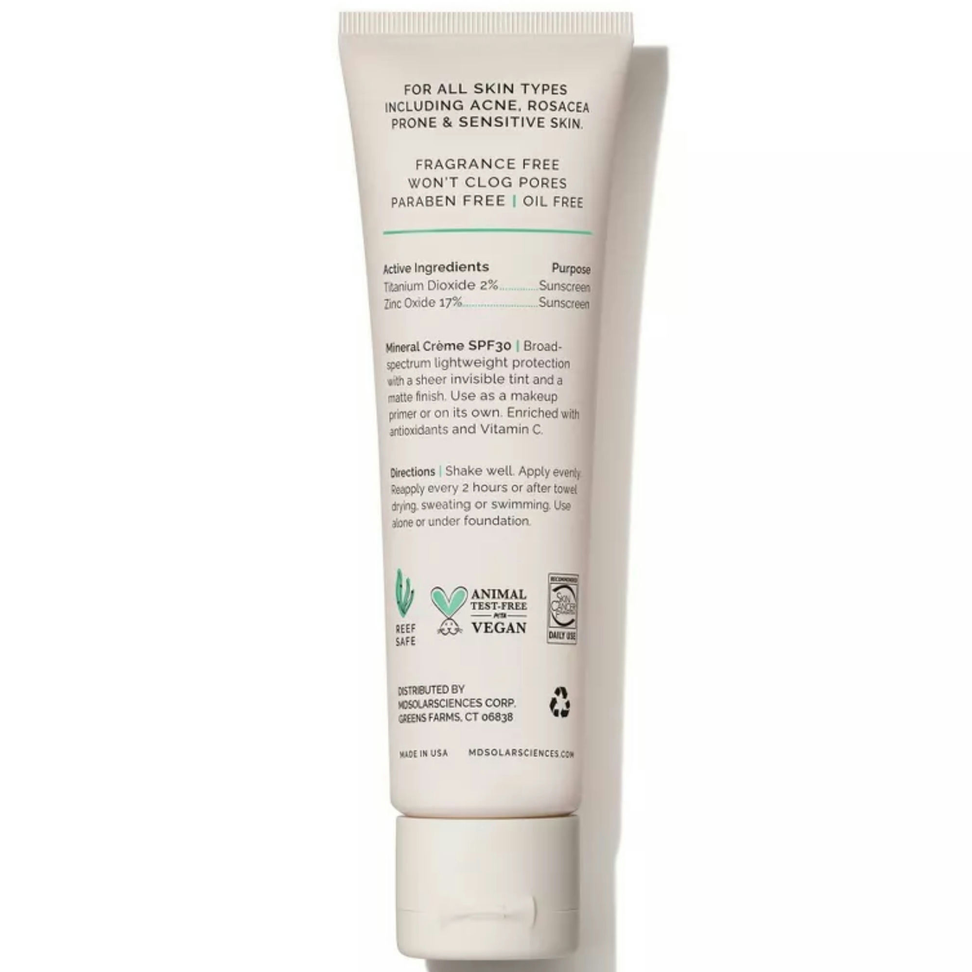 MDSolarSciences Mineral Tinted Crème SPF 30