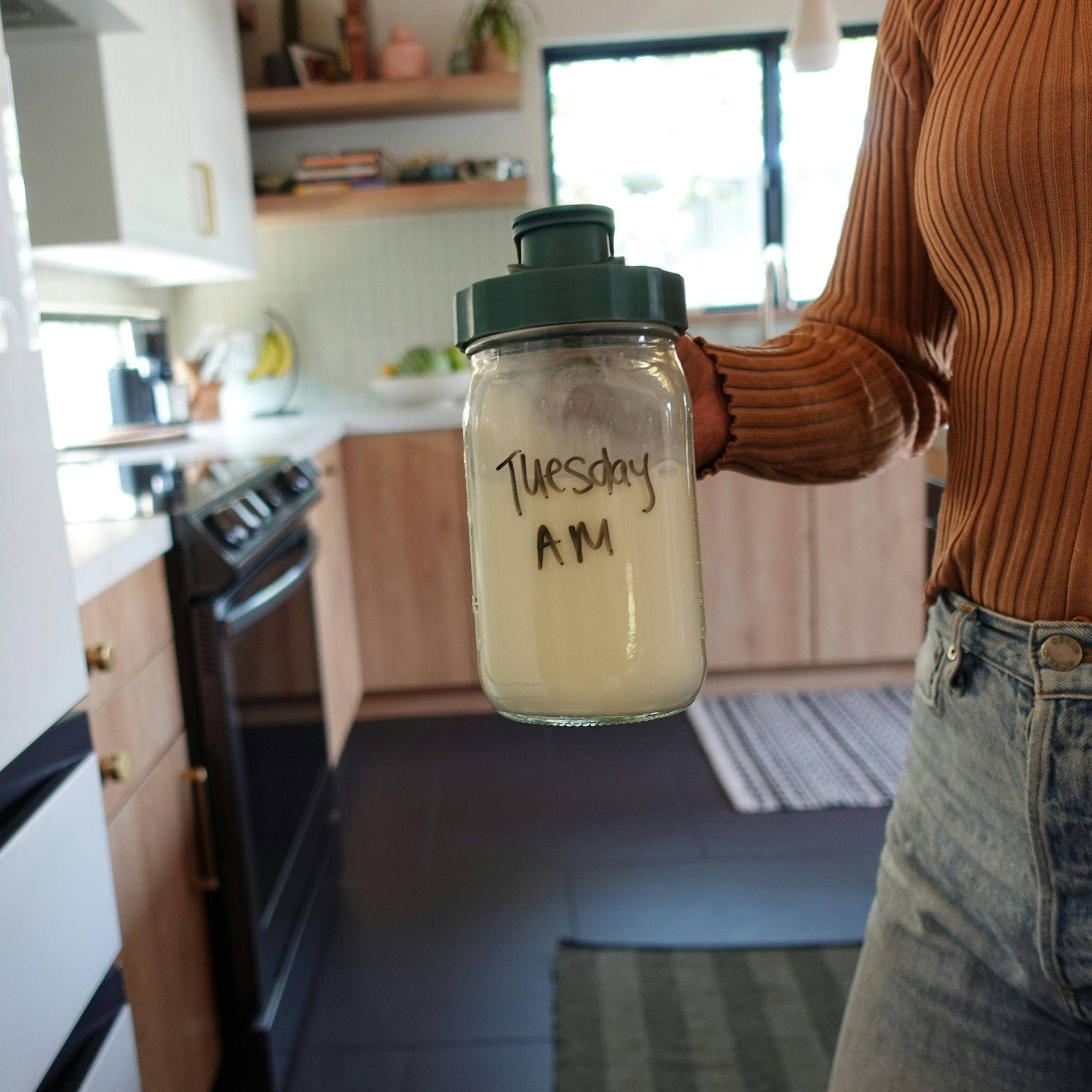 Willow Glass Breast Milk Pitcher
