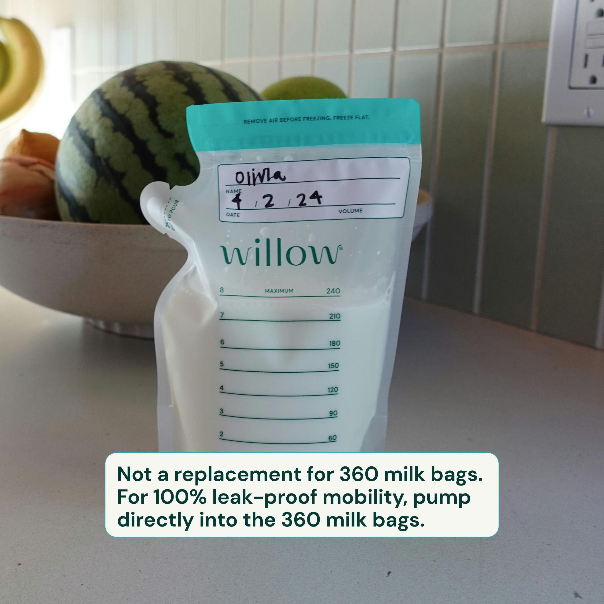 Willow Breast Milk Storage Bags
