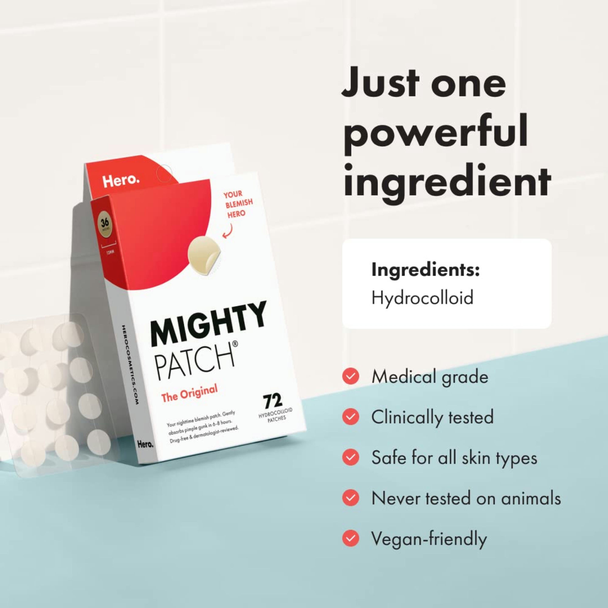 Hero Cosmetics Mighty Patch Acne Patches, Original