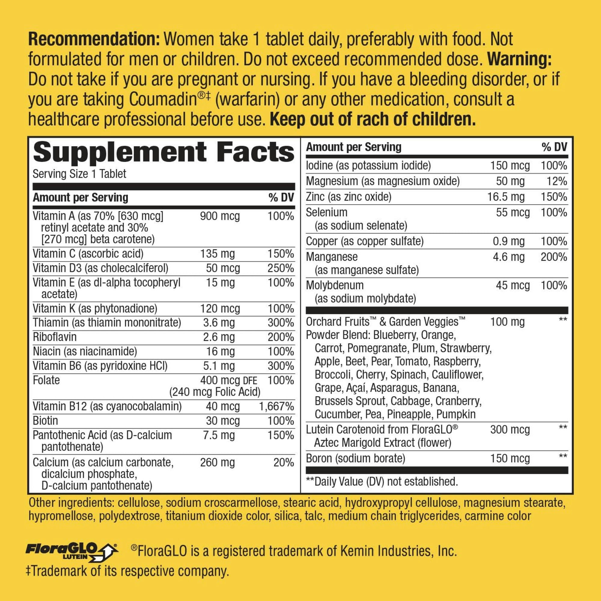 Nature's Way Alive Women's 50+ Complete Multivitamin