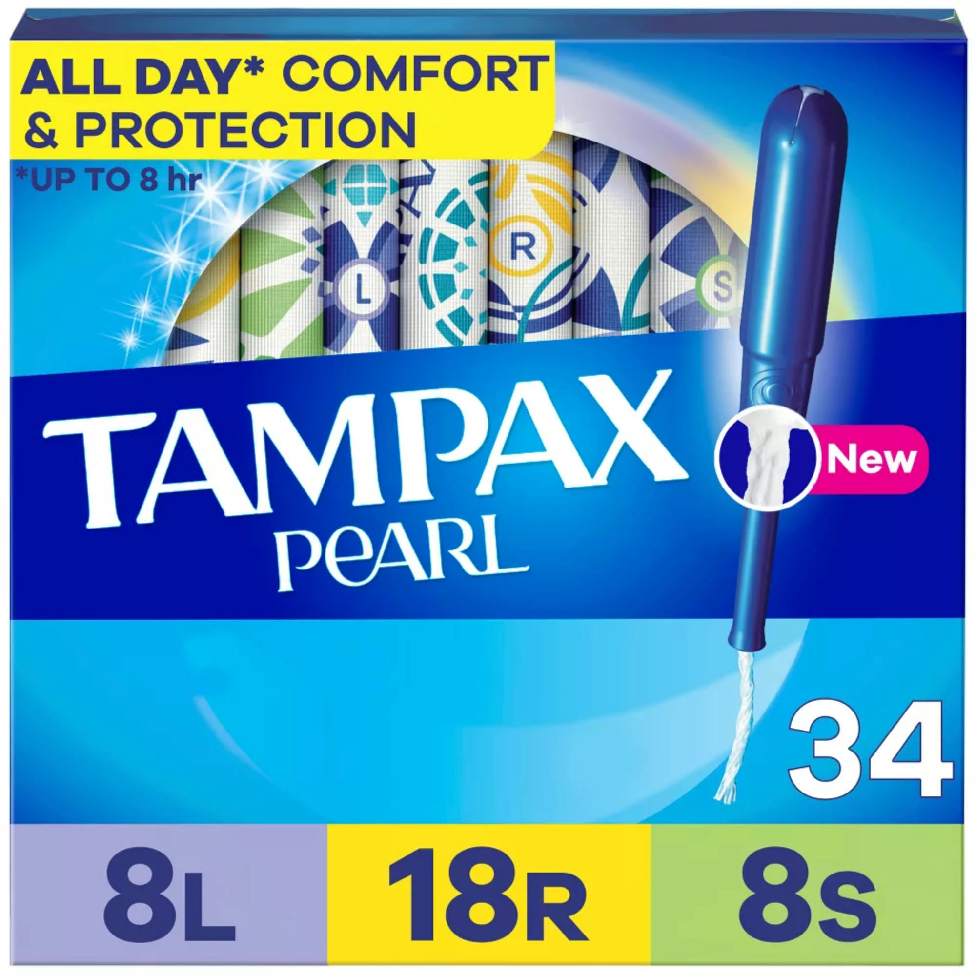 Tampax Pearl Triple Pack Light/Regular/Super Tampons
