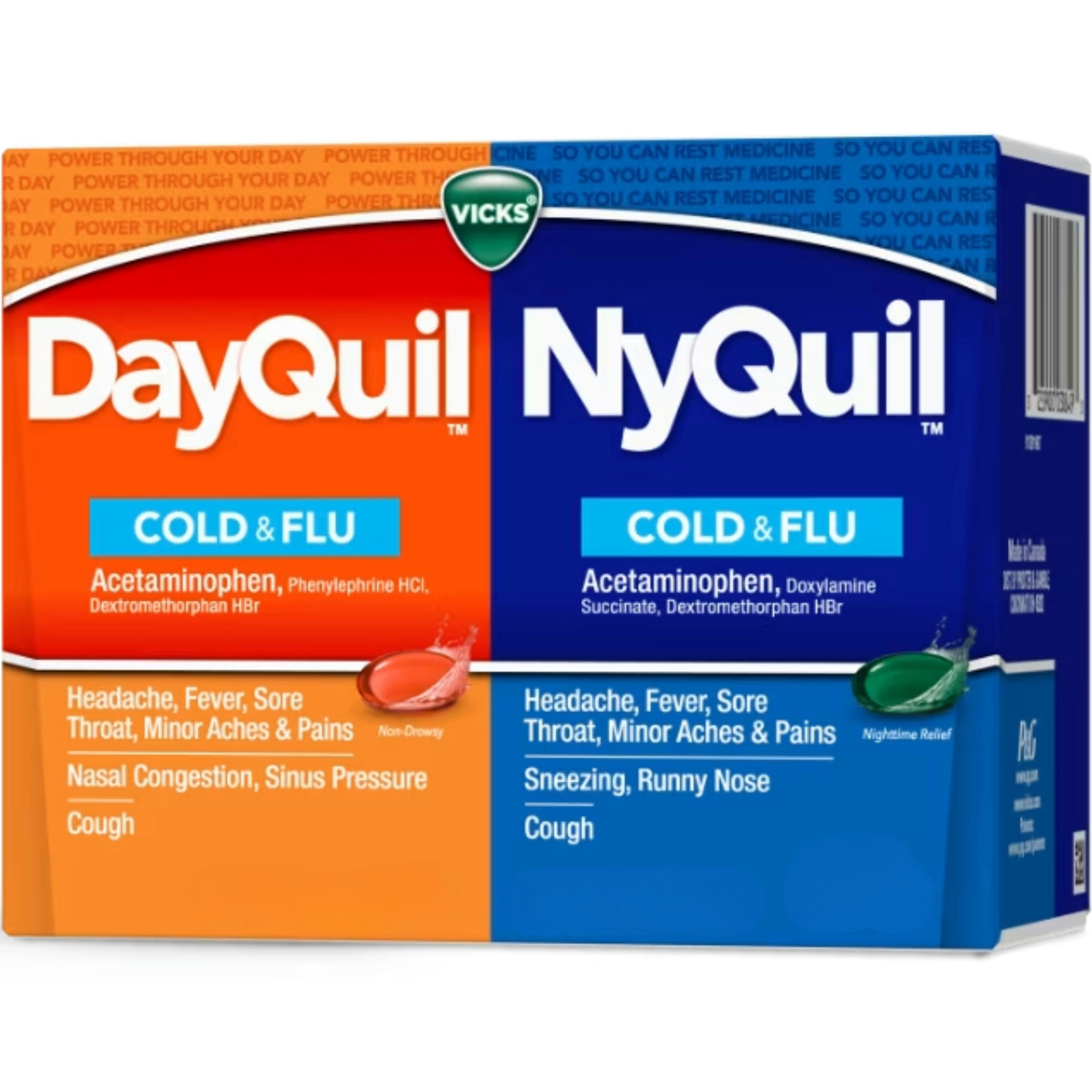 DayQuil & NyQuil Cold & Flu Relief LiquiCaps