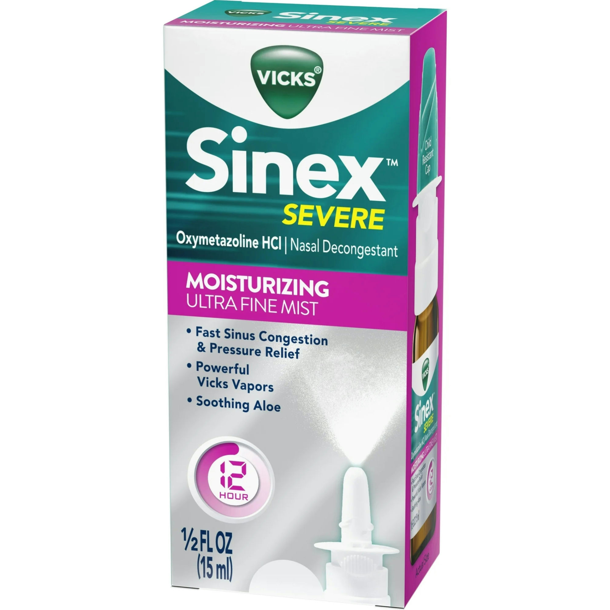 Vicks Sinex Severe Moisturizing Ultra Fine Mist Nasal Spray