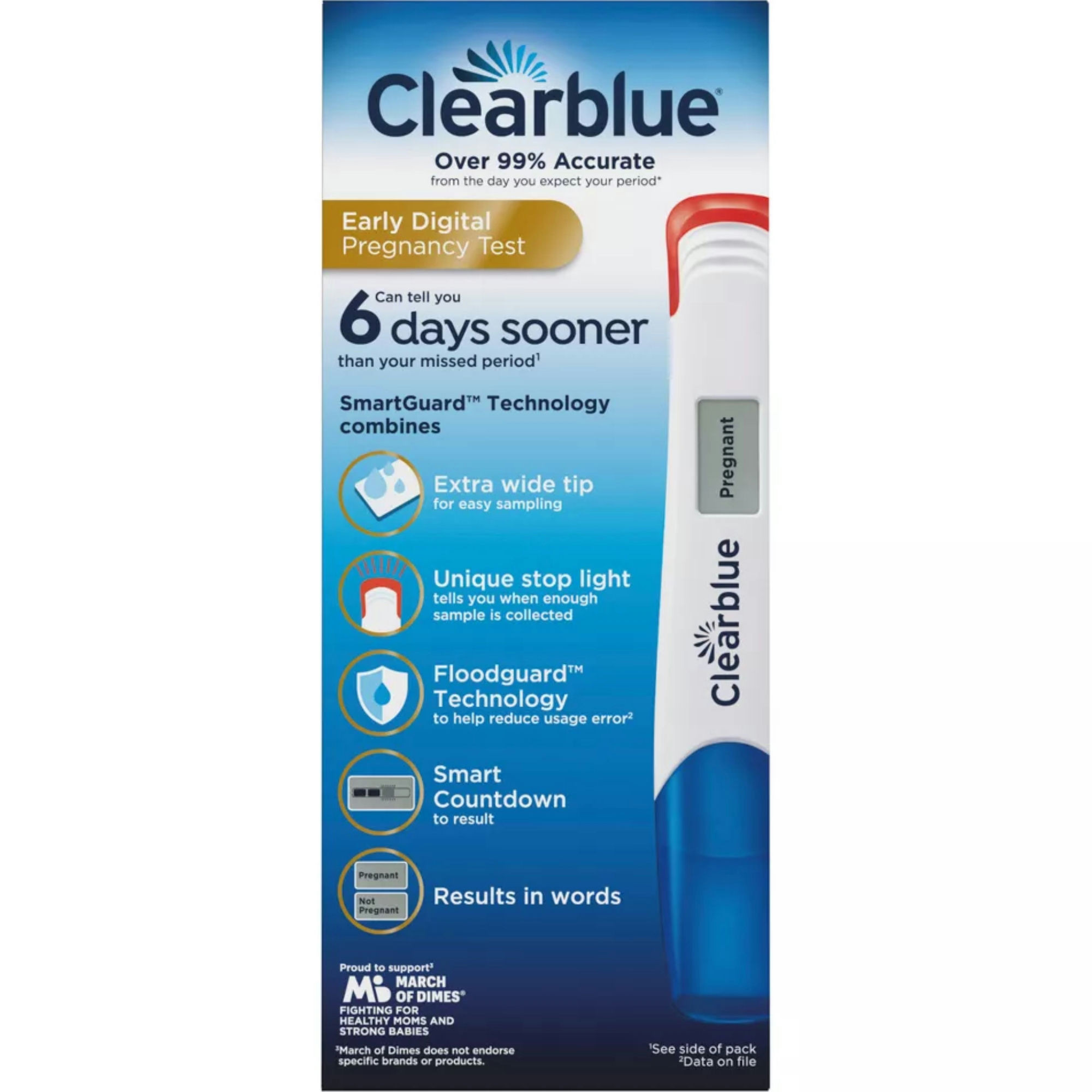 Clearblue Early Digital Pregnancy Test