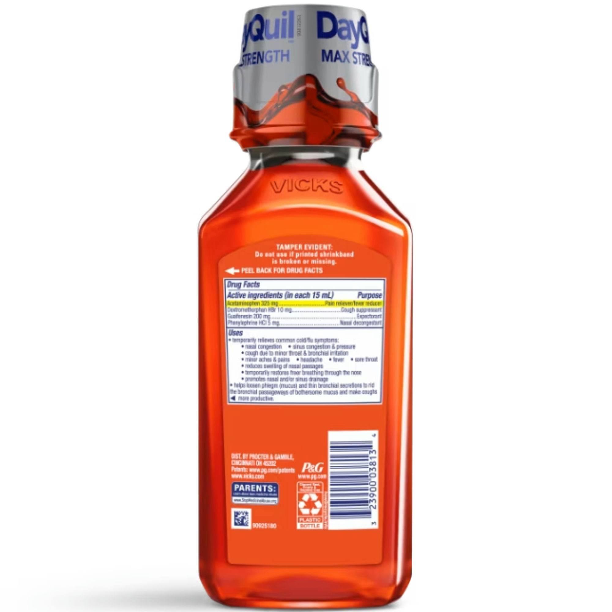 Vicks DayQuil Severe Maximum Strength Cold & Flu Relief Liquid