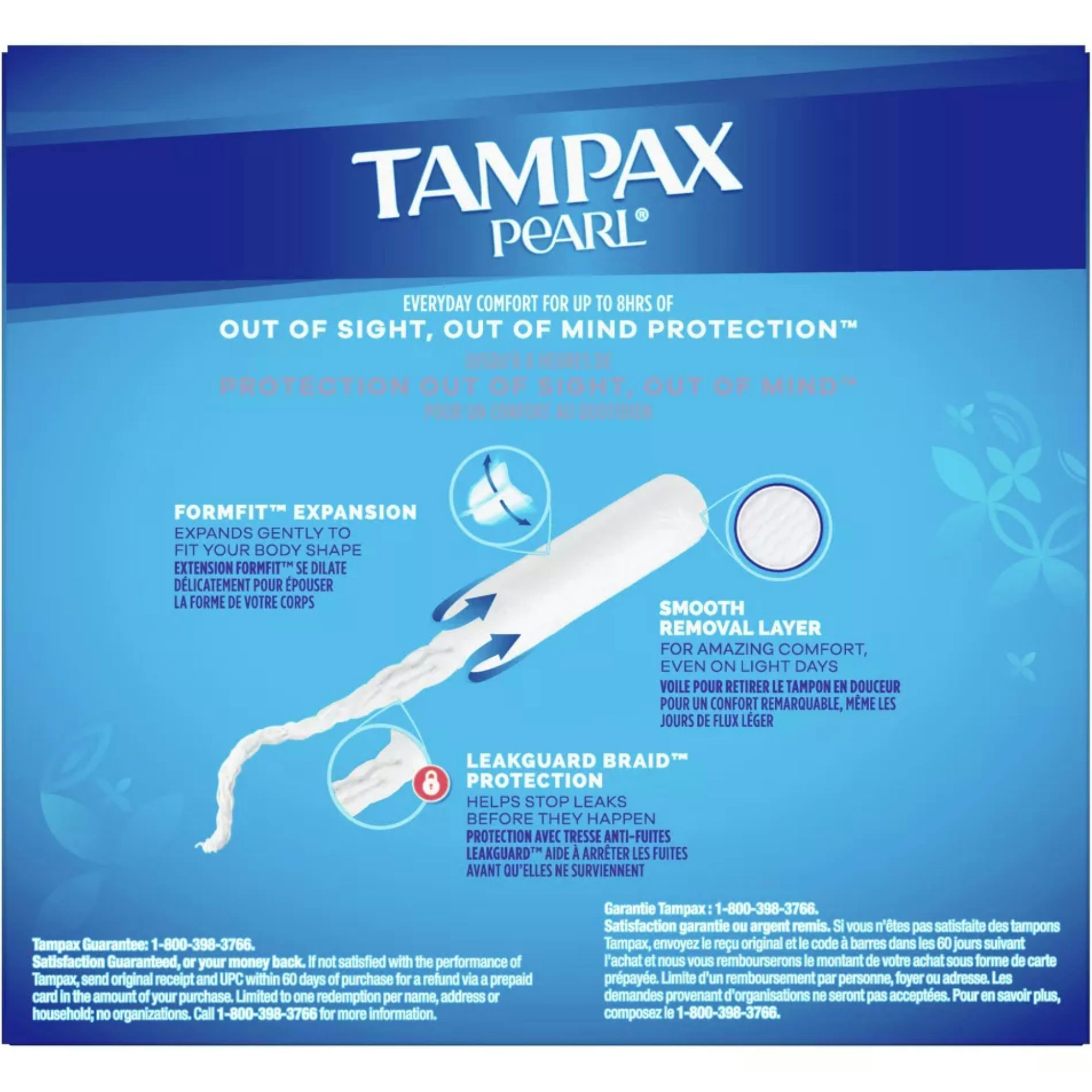 Tampax Pearl DuoPack Regular/Super Absorbency Tampons