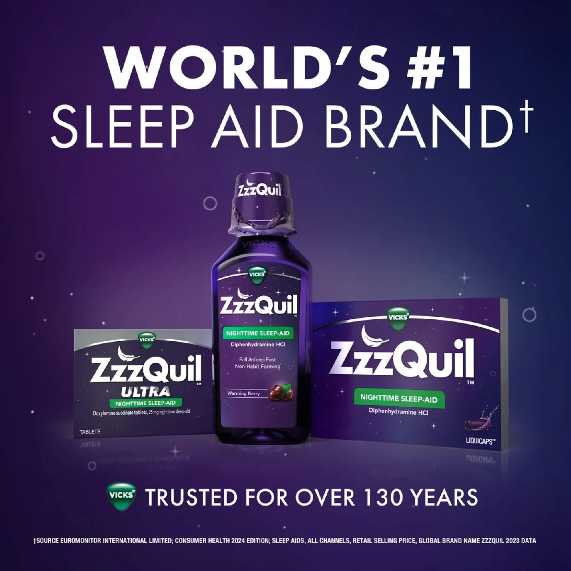 Vicks ZzzQuil Night Pain Nighttime Sleep-Aid Pain Reliever Liquid