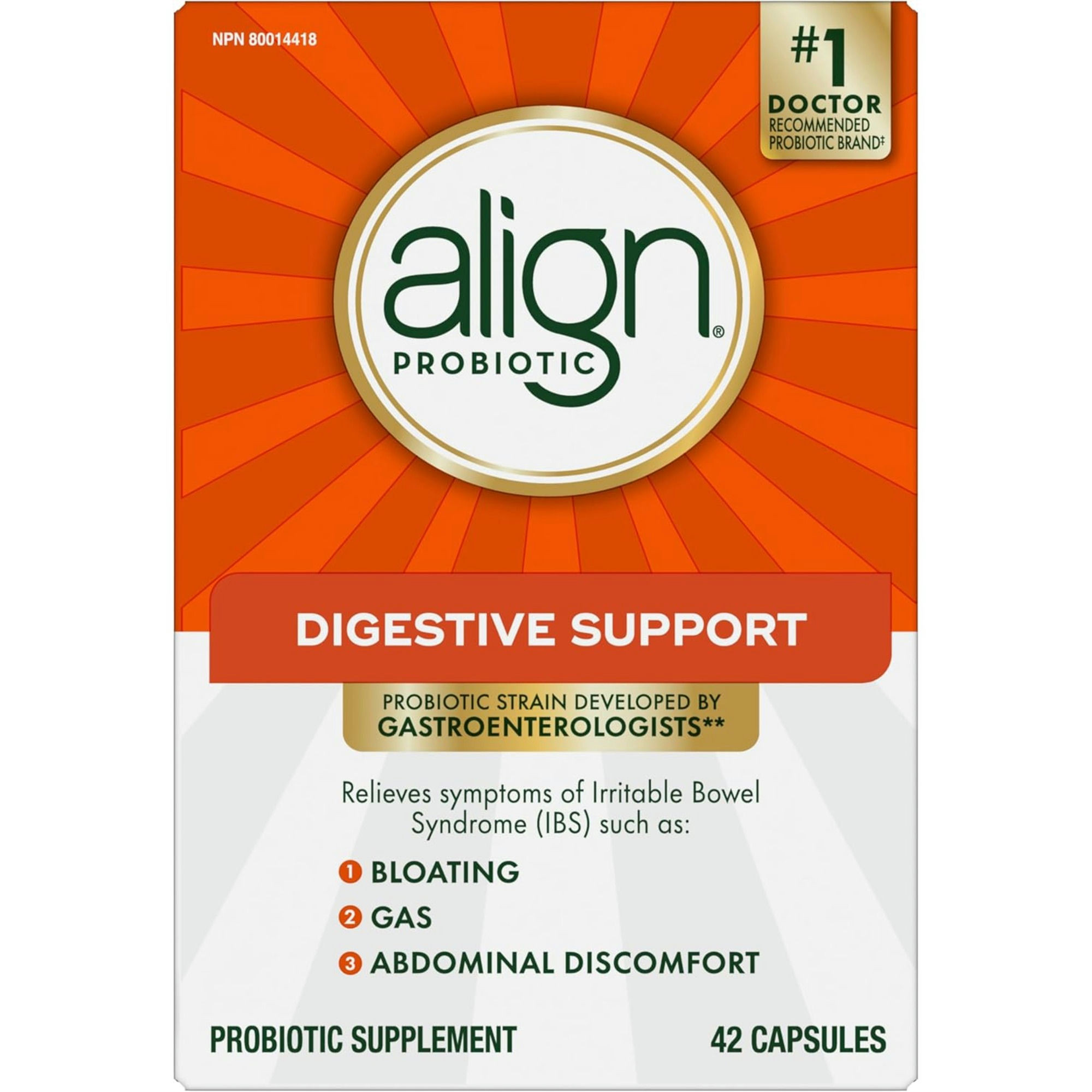 Align Probiotic 24/7 Digestive Support Supplement