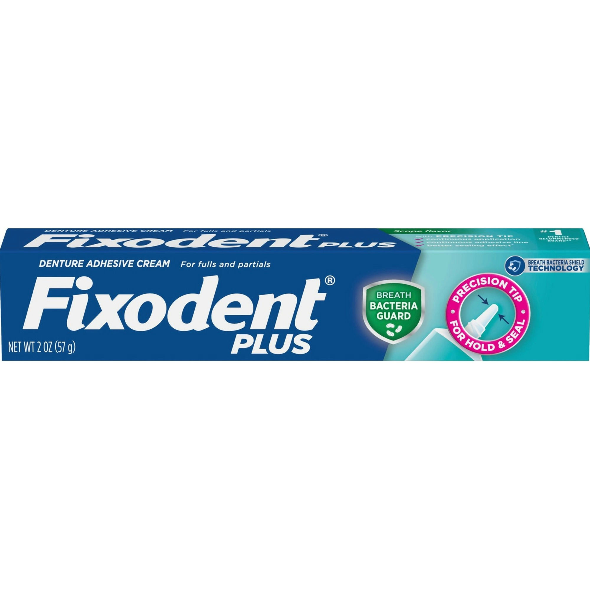 Fixodent Plus Bacteria Guard Denture Adhesive Cream